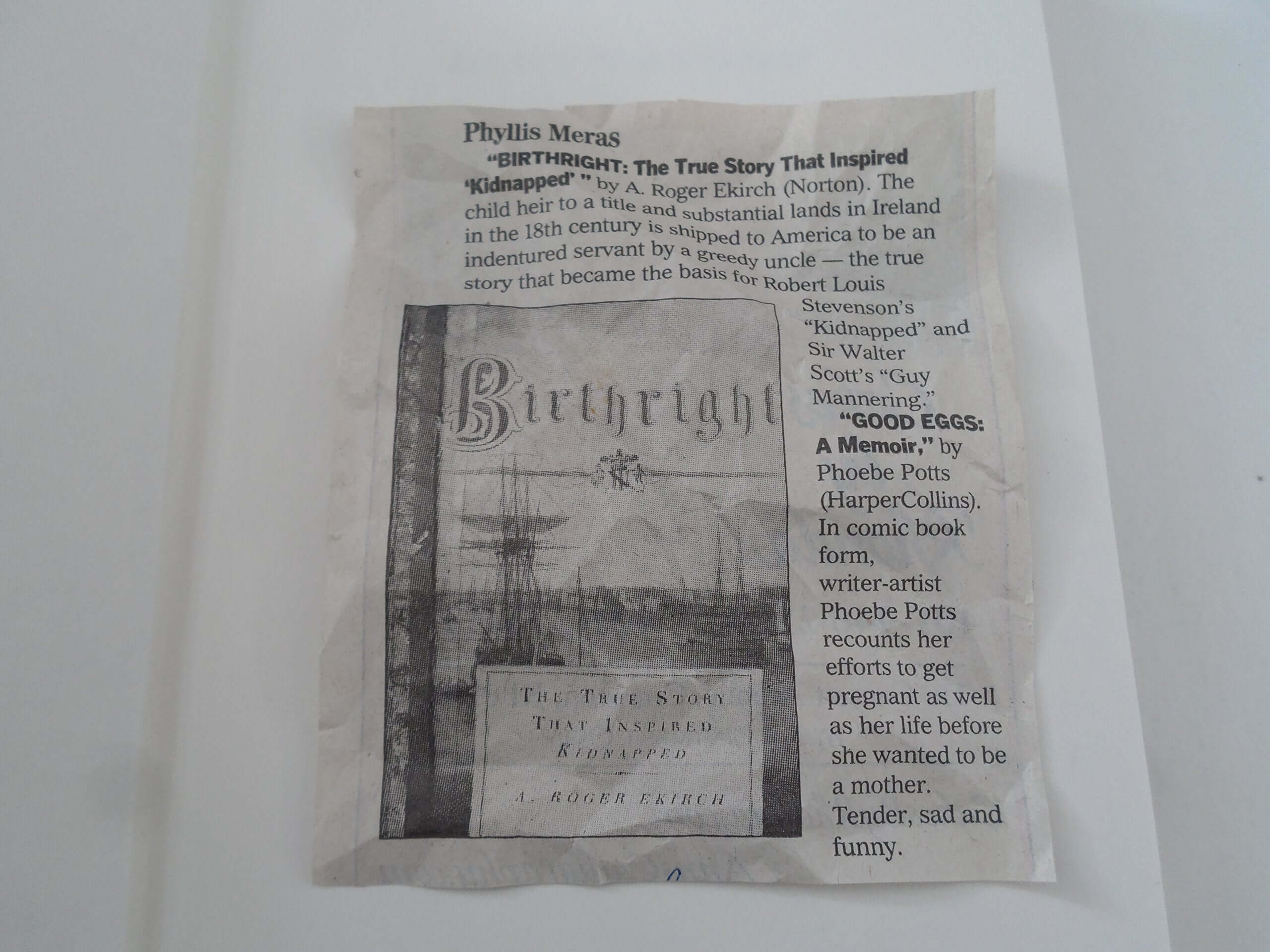 Birthright: The True Story that Inspired used book depot