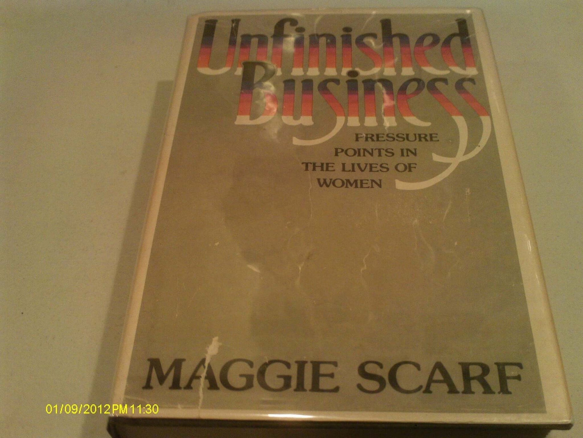 Unfinished Business: Pressure Points in the Lives of Women used book depot