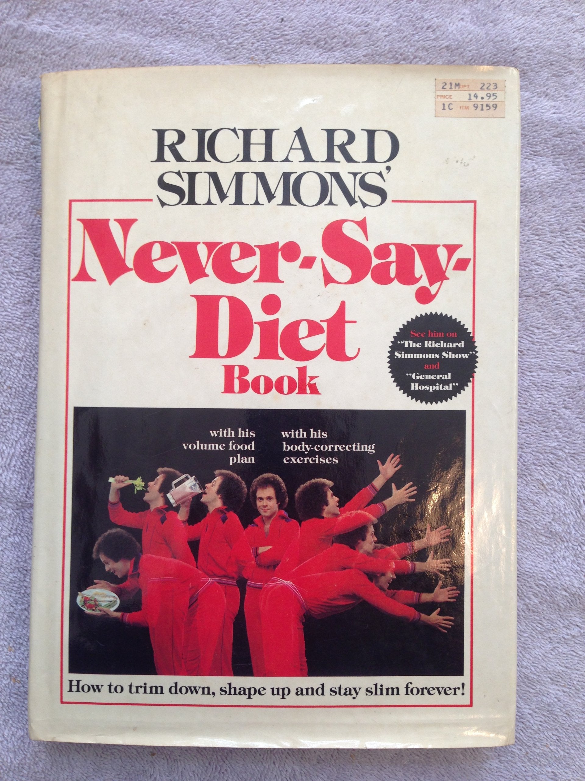 Richard Simmons' Never-Say-Diet Book used book depot