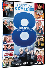 Captive Comedies: 8 Movie Collection (Hollywood Homicide/Hudson Hawk/The Freshman/Cops and Robbersons/Lone Star State of Mind/Excess Baggage/A Fine Mess/Life Without Dick) used book depot