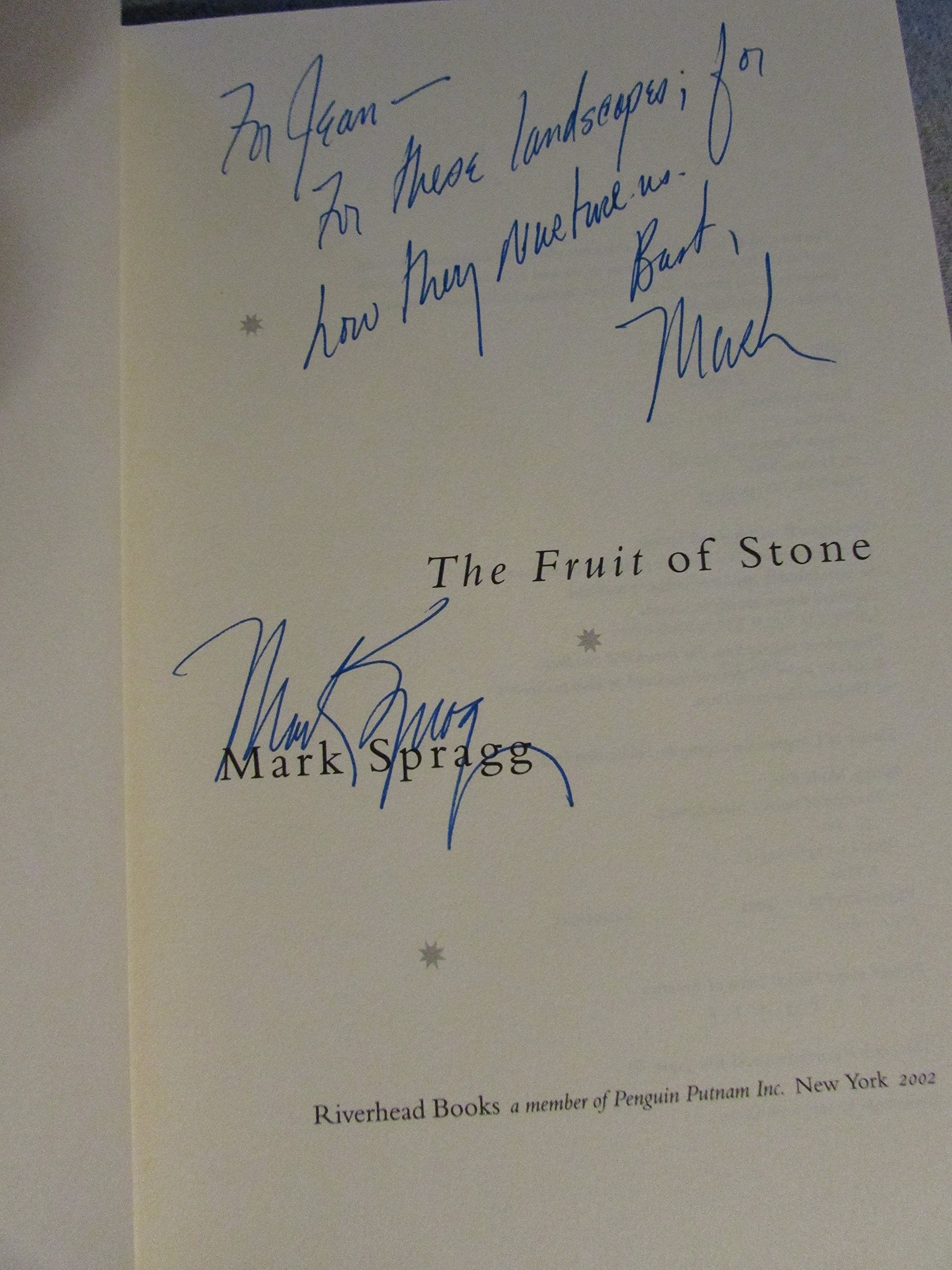 The Fruit of Stone used book depot