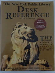 The New York Public Library Desk - Second Edition Reference (GENERAL REFERENCE) used book depot