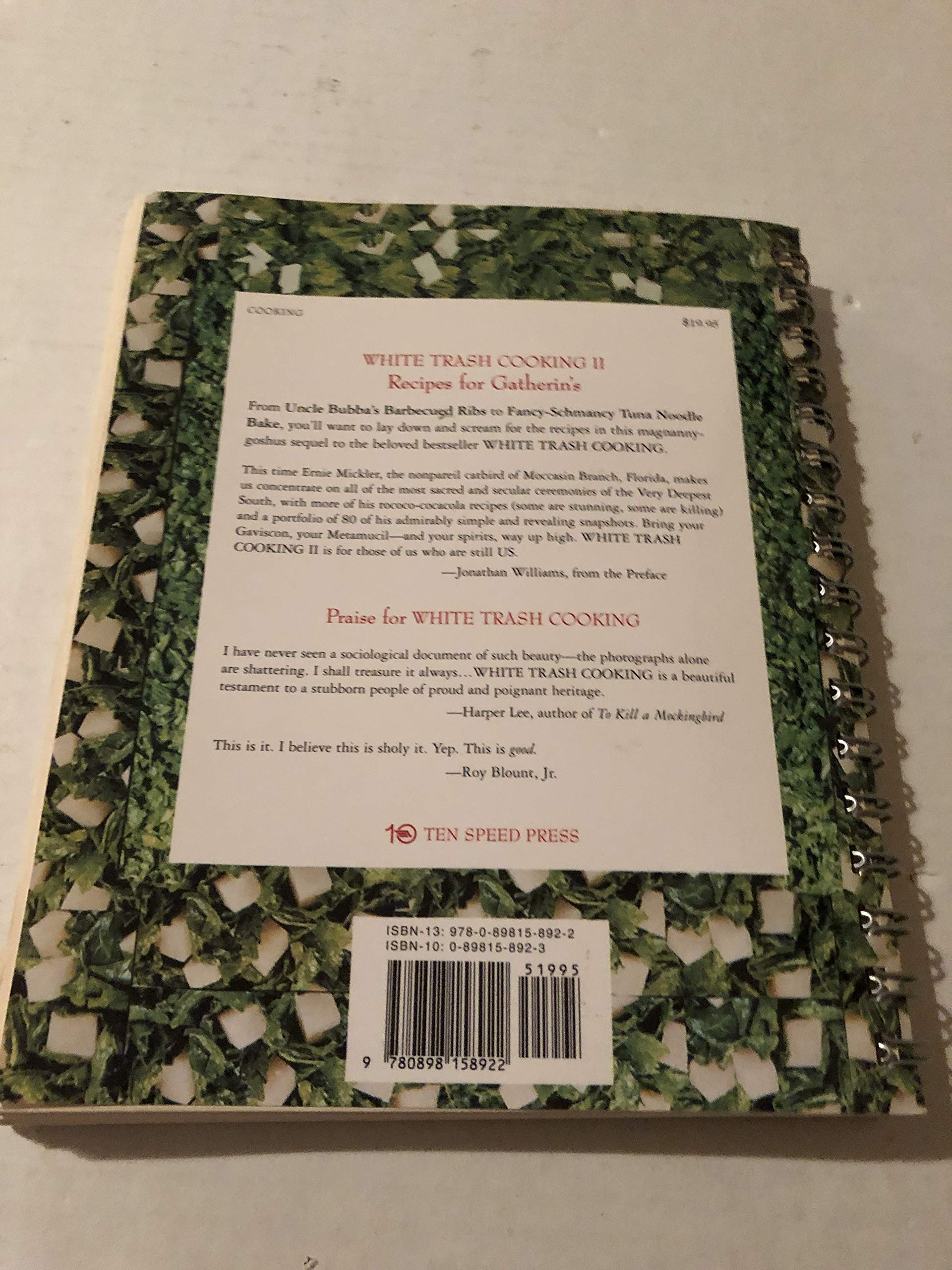 White Trash Cooking II: Recipes for Gatherins used book depot