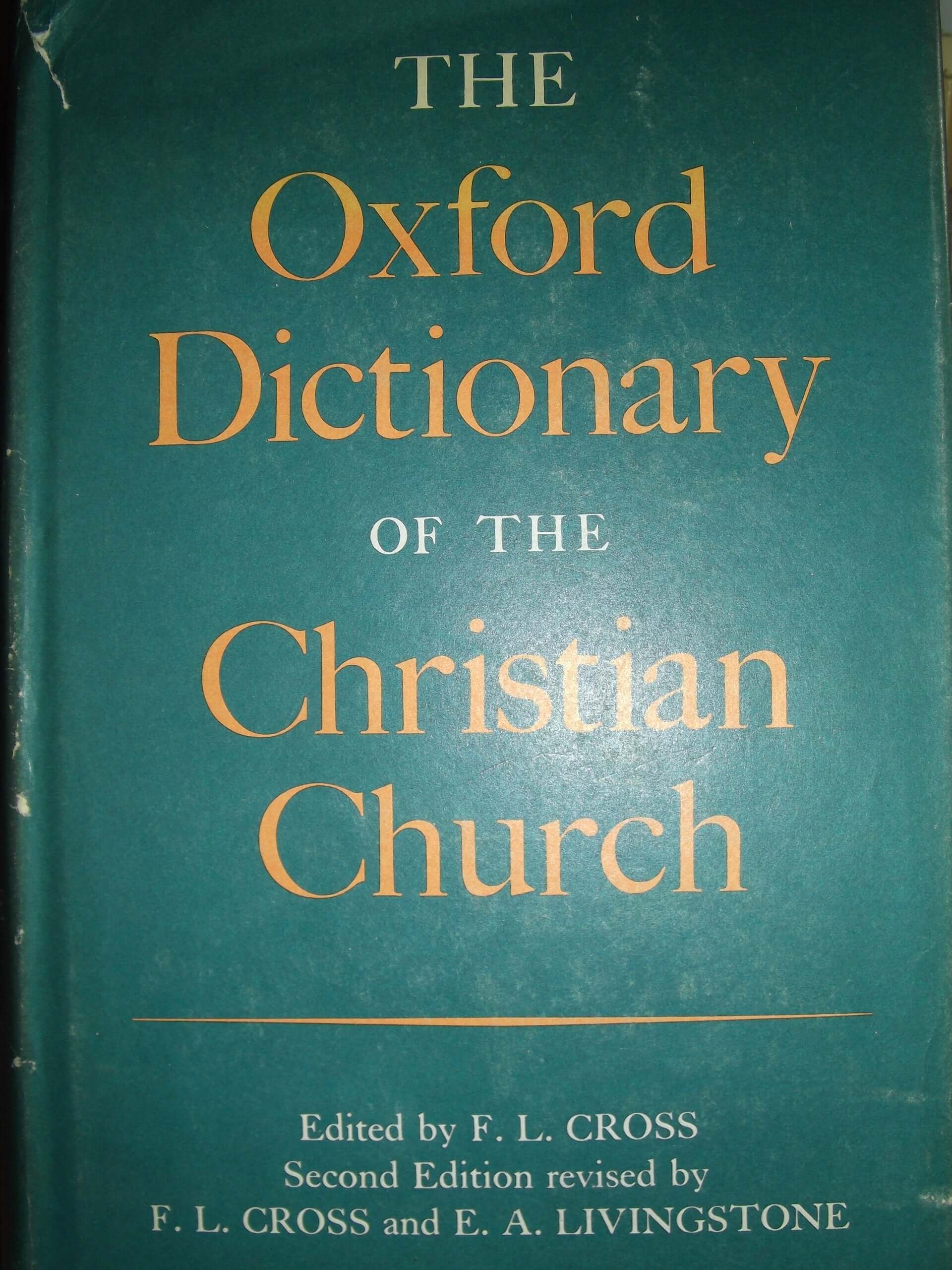The Oxford Dictionary of the Christian Church used book depot