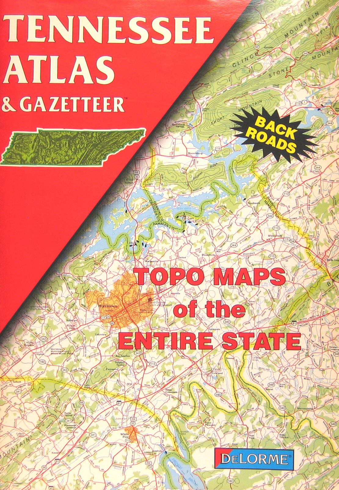 Tennessee/Atlas and Gazetteer (Topo Maps) used book depot