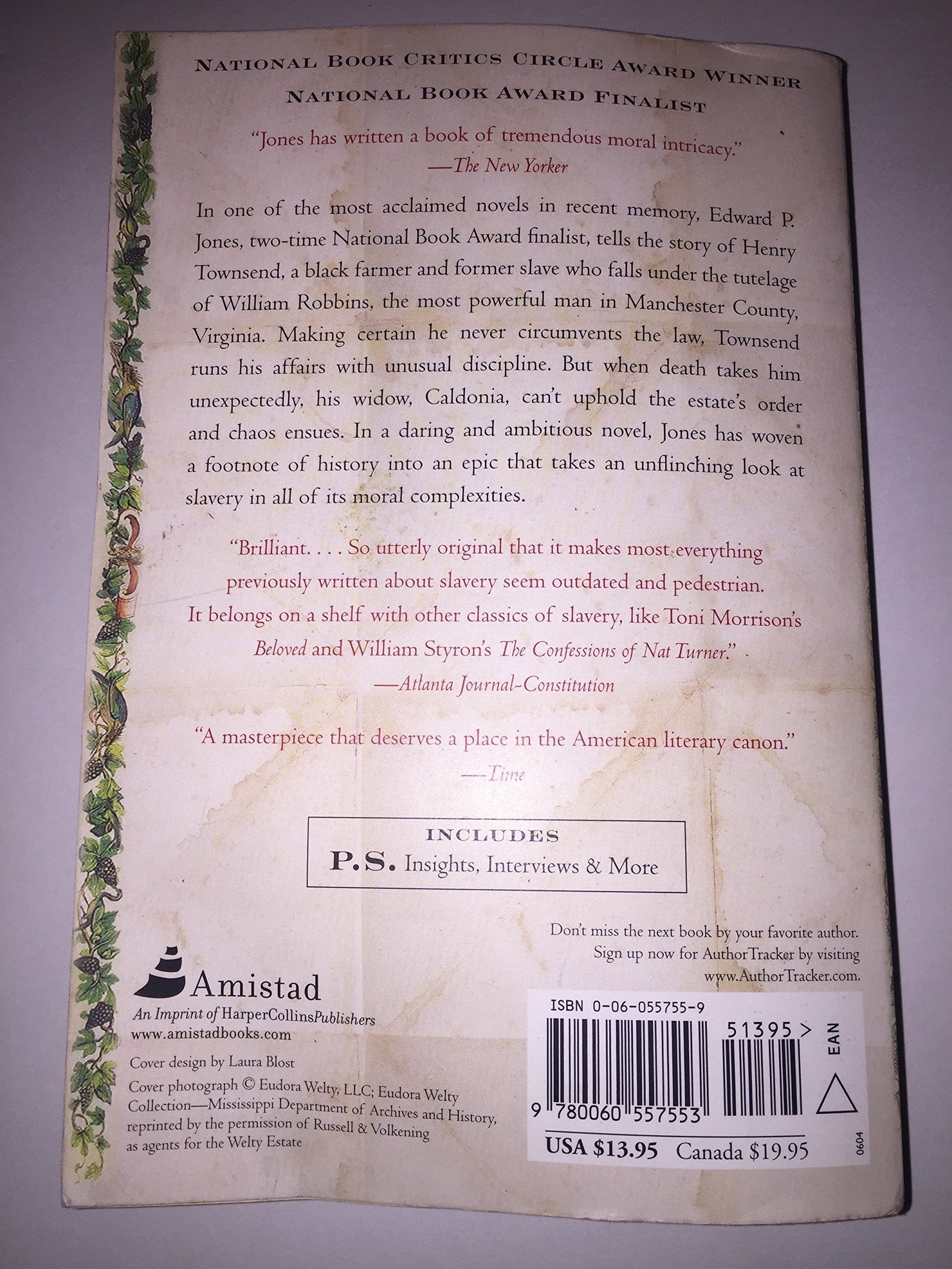 The Known World: A Novel used book depot
