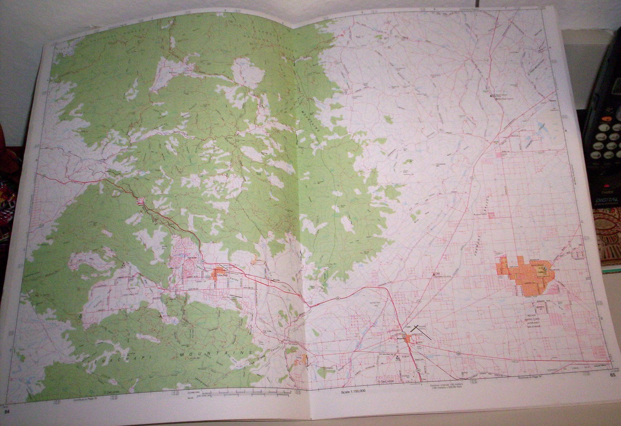 Southern and Central California Atlas and Ga (Southern & Central California Atlas & Gazetteer) used book depot