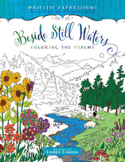 Beside Still Waters Adult Coloring Book: Coloring the Psalms (Majestic Expressions) used book depot