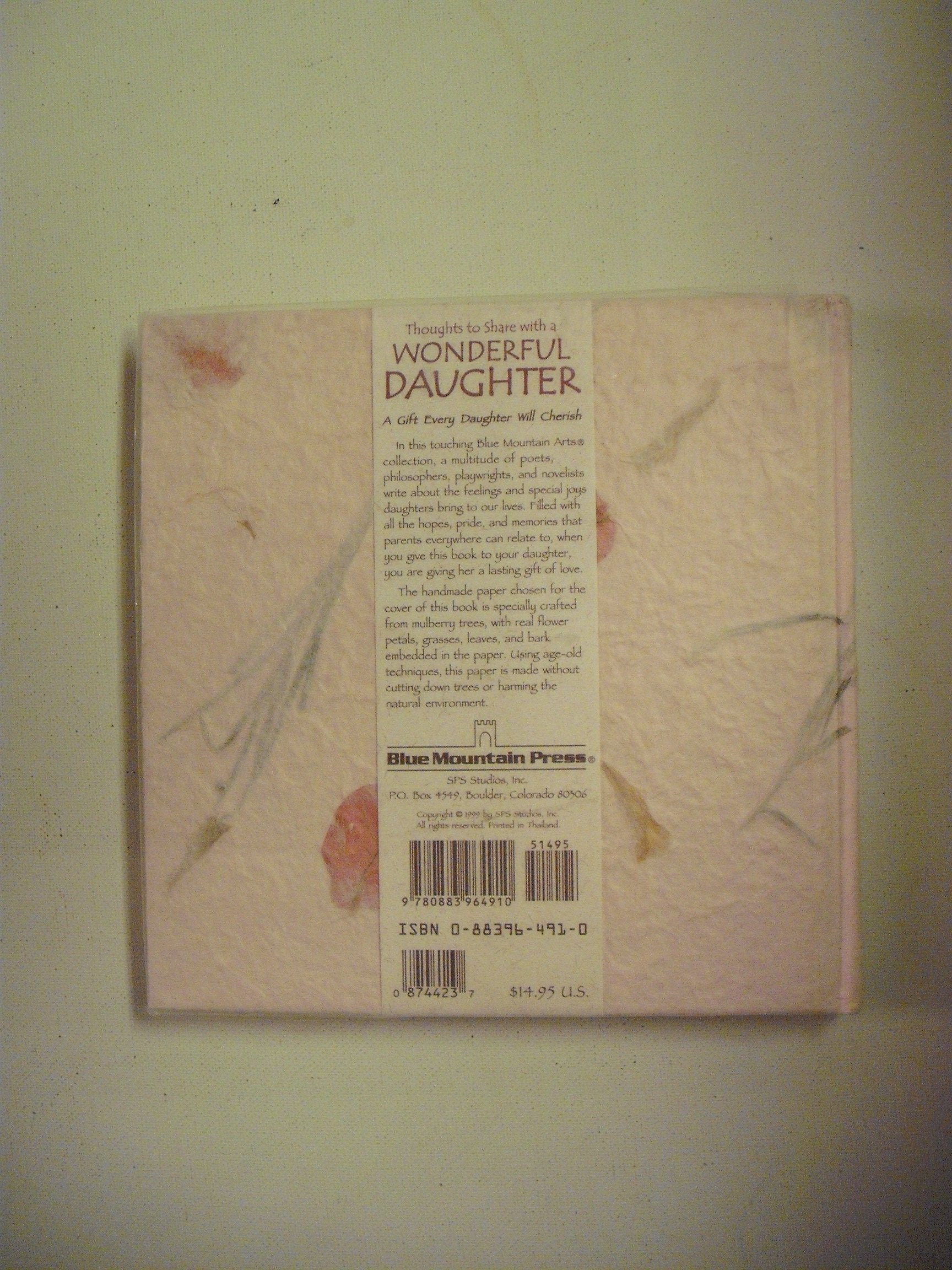 Thoughts to Share With a Wonderful Daughter: A Blue Mountain Arts Collection (Language of Series) used book depot