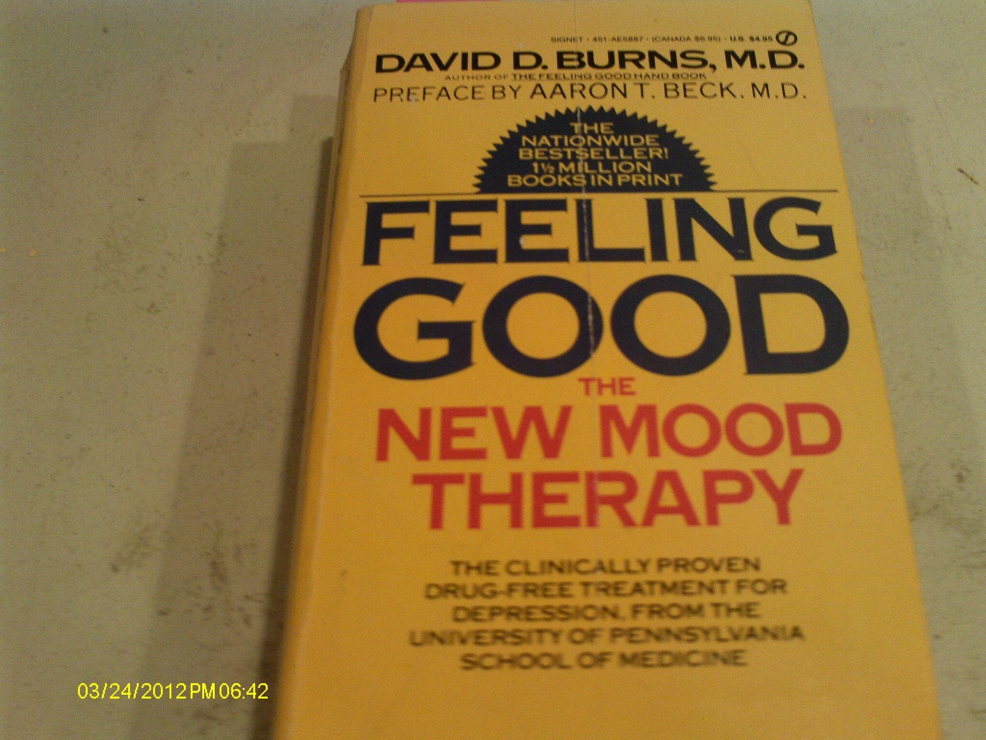 Feeling Good: The New Mood Therapy used book depot