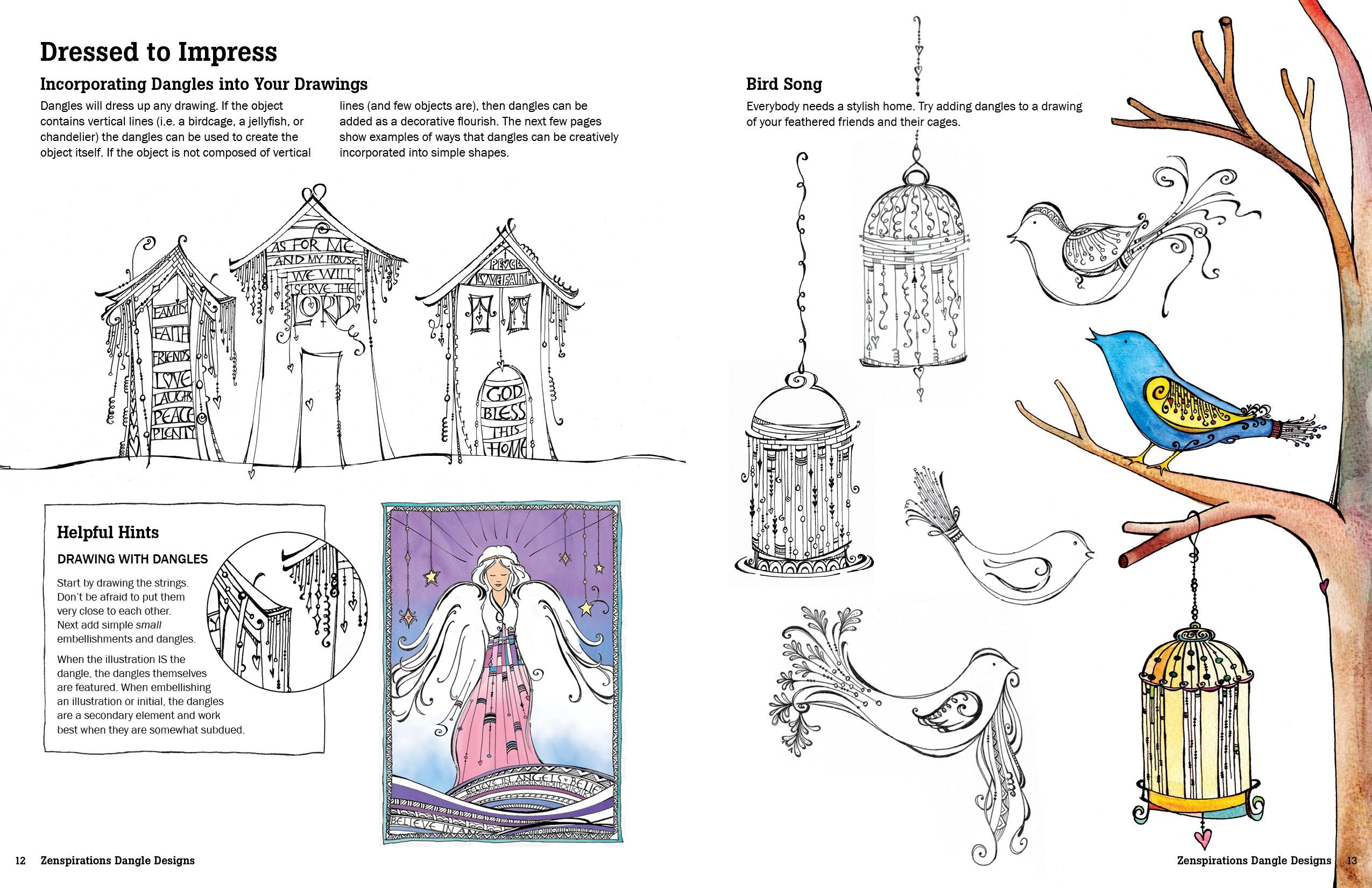 Zenspirations Dangle Designs used book depot