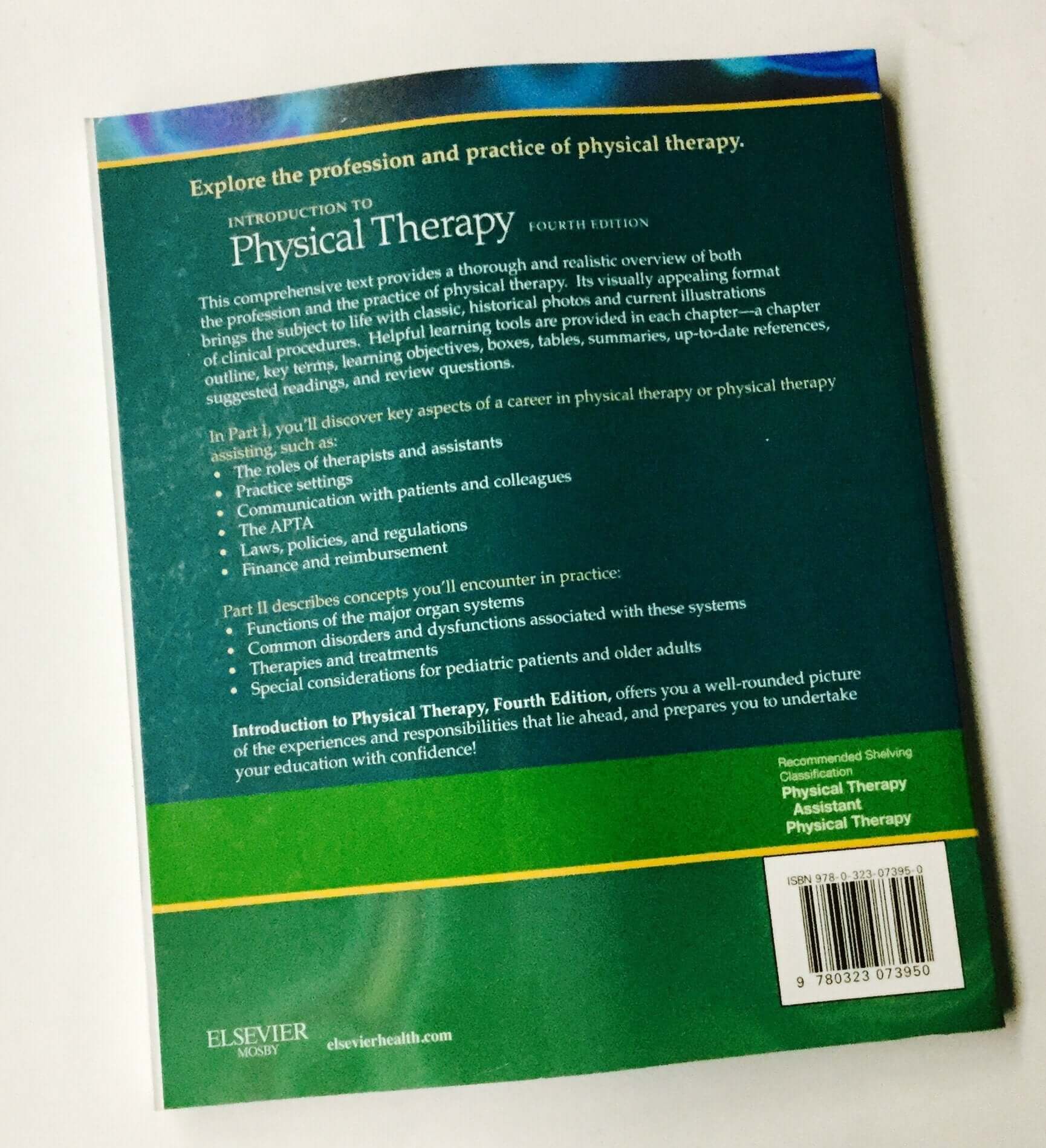 Introduction to Physical Therapy used book depot