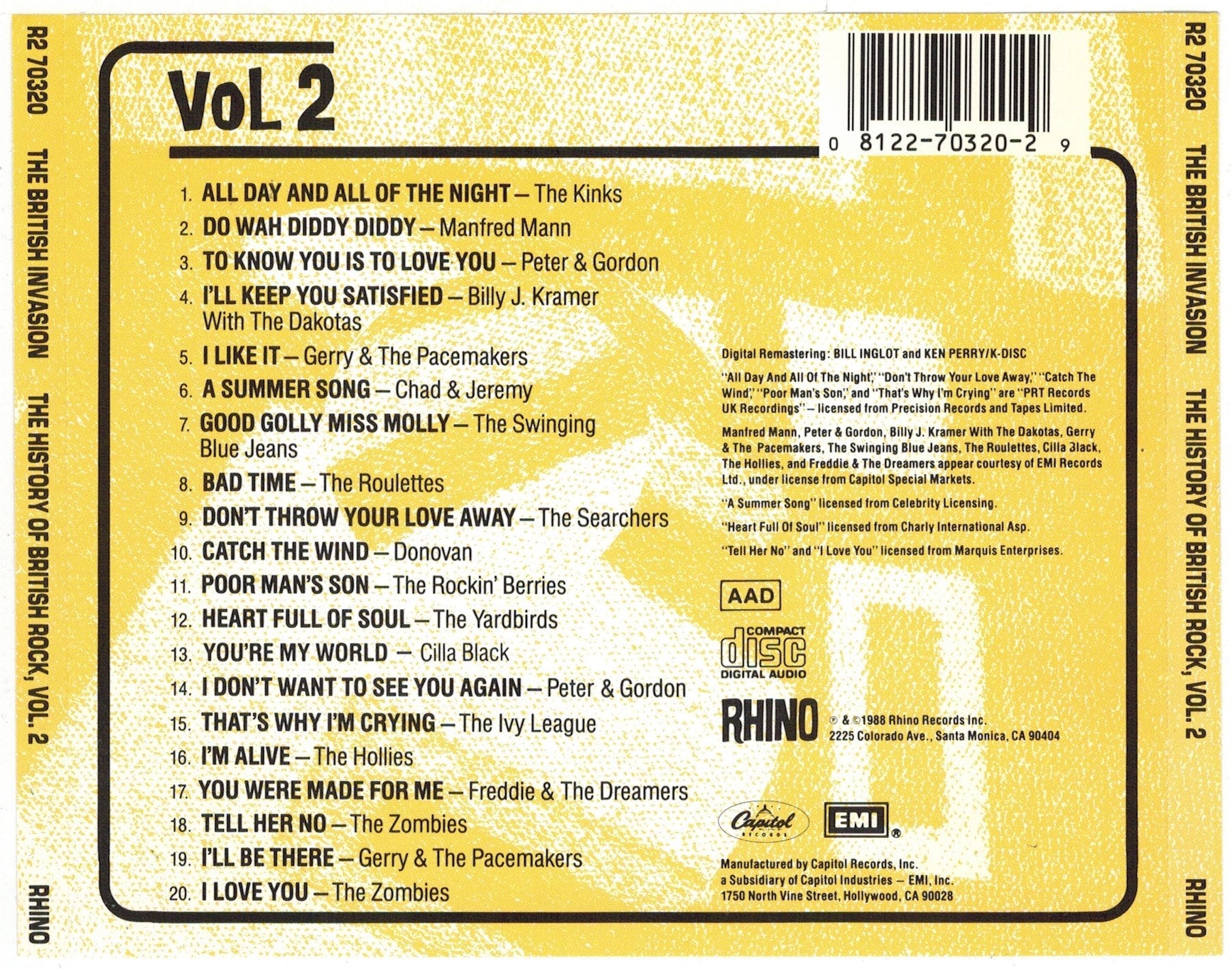 The British Invasion: The History of British Rock: Vol. 2 used book depot