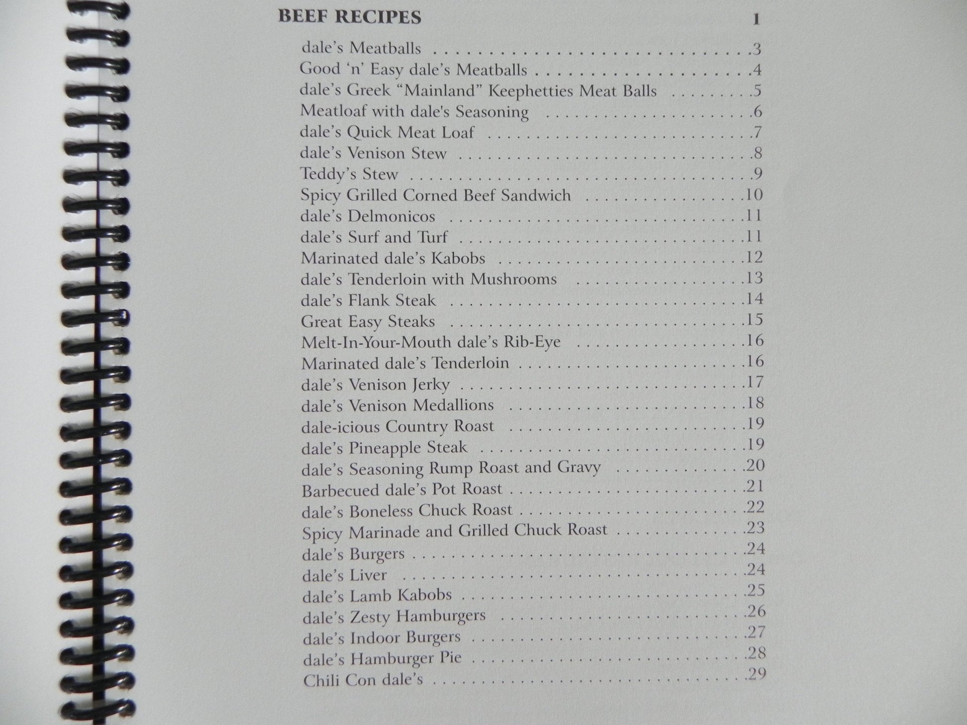 Dale's Seasoning Our Favorite Recipes Commemorative 50 Year Cookbook used book depot