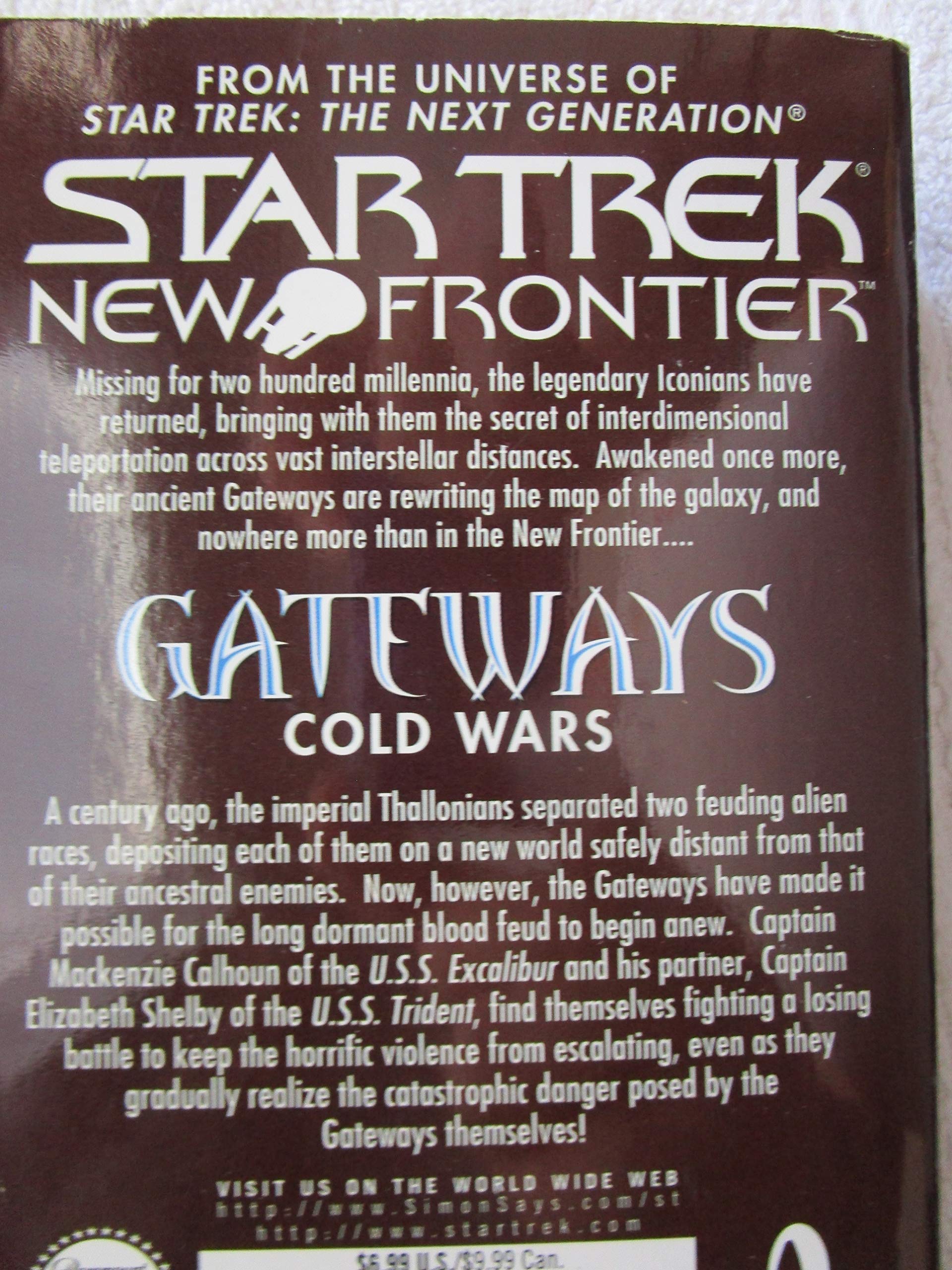 Cold Wars (Star Trek New Frontier: Gateways, Book 6) used book depot