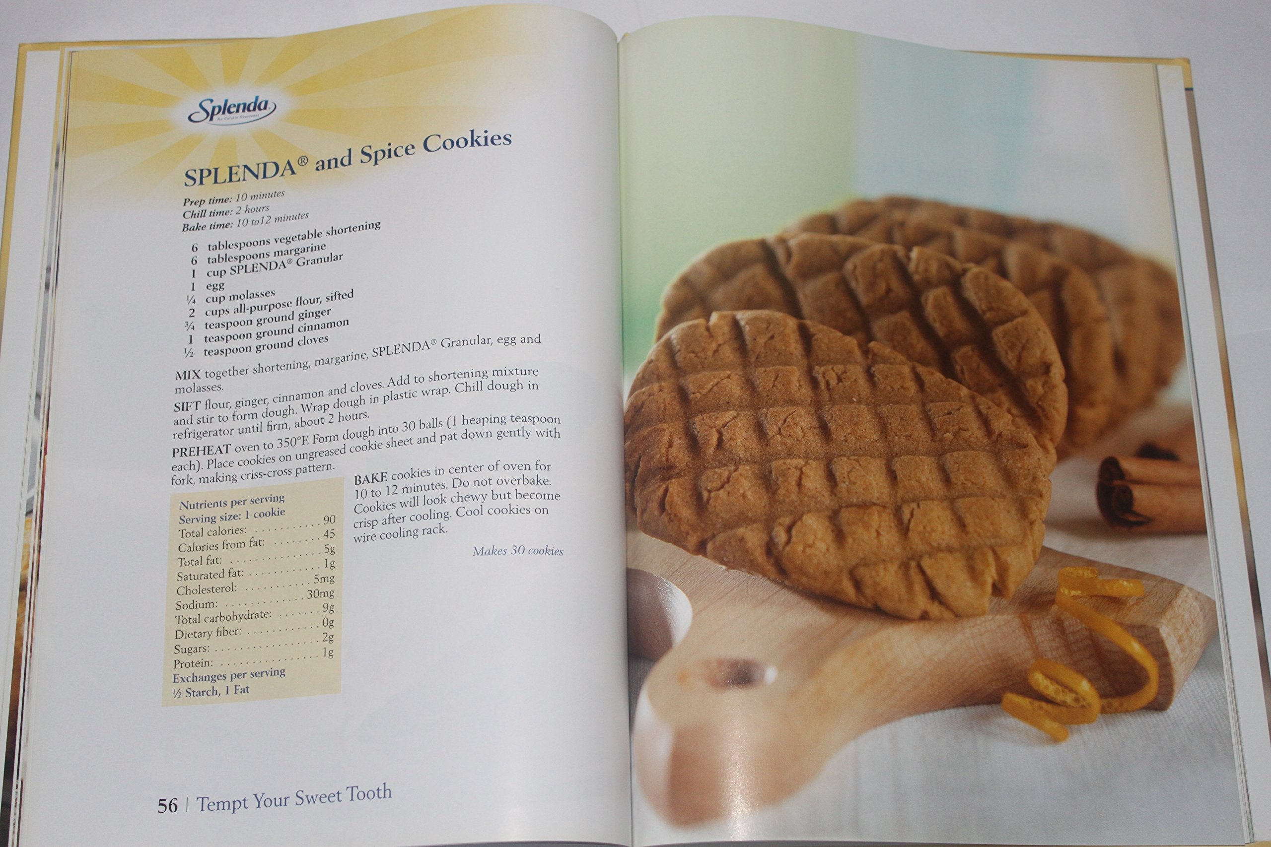 Splenda Cookbook used book depot
