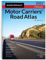 Rand McNally 2023 Deluxe Motor Carriers' Road Atlas (Rand McNally Motor Carriers' Road Atlas DELUXE EDITION) used book depot