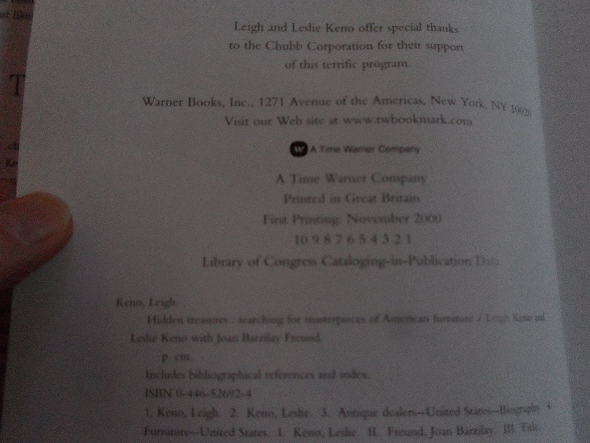 Hidden Treasures: Searching for Masterpieces of American Furniture used book depot