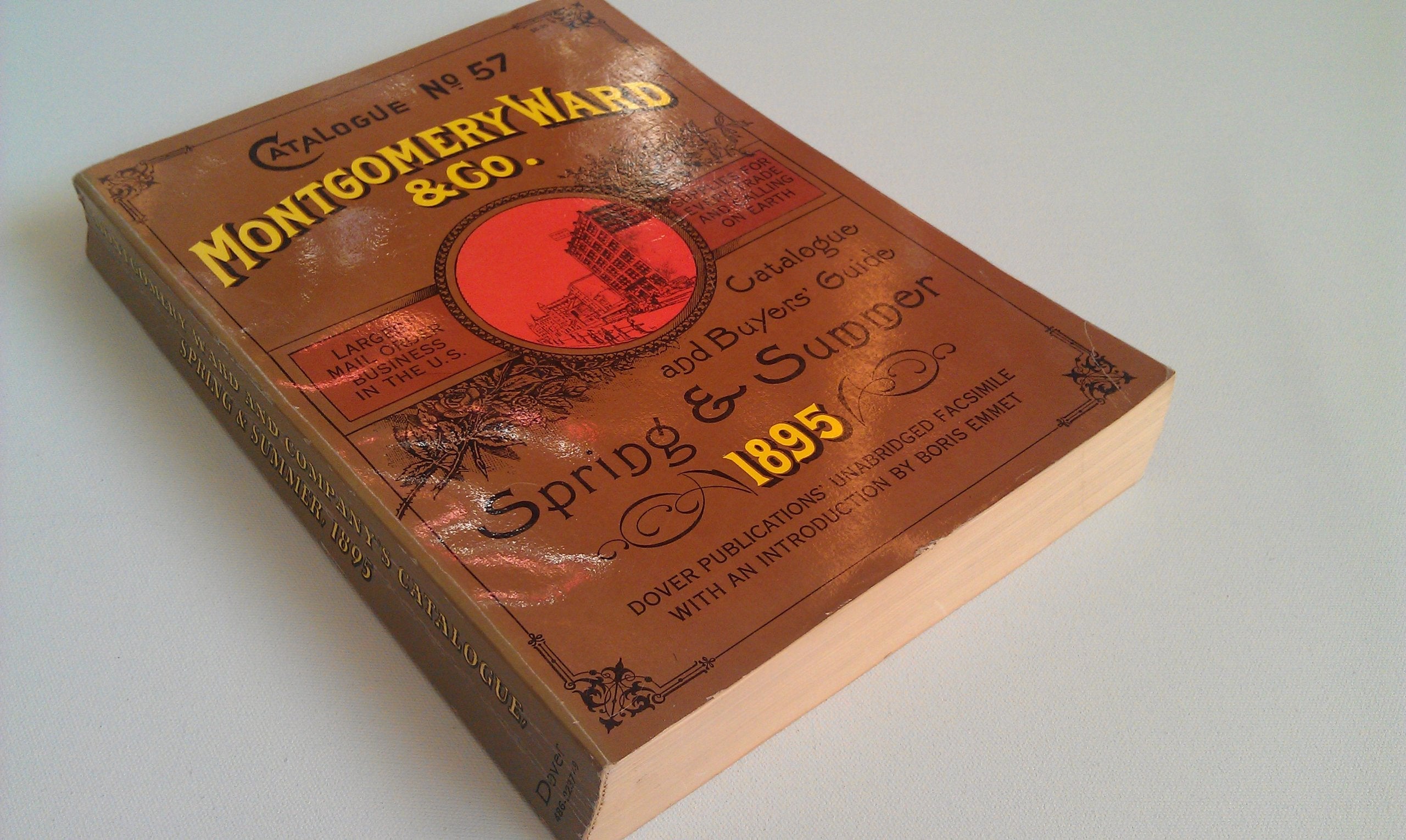 Montgomery Ward Catalogue of 1895 (Dover Pictorial Archive) used book depot