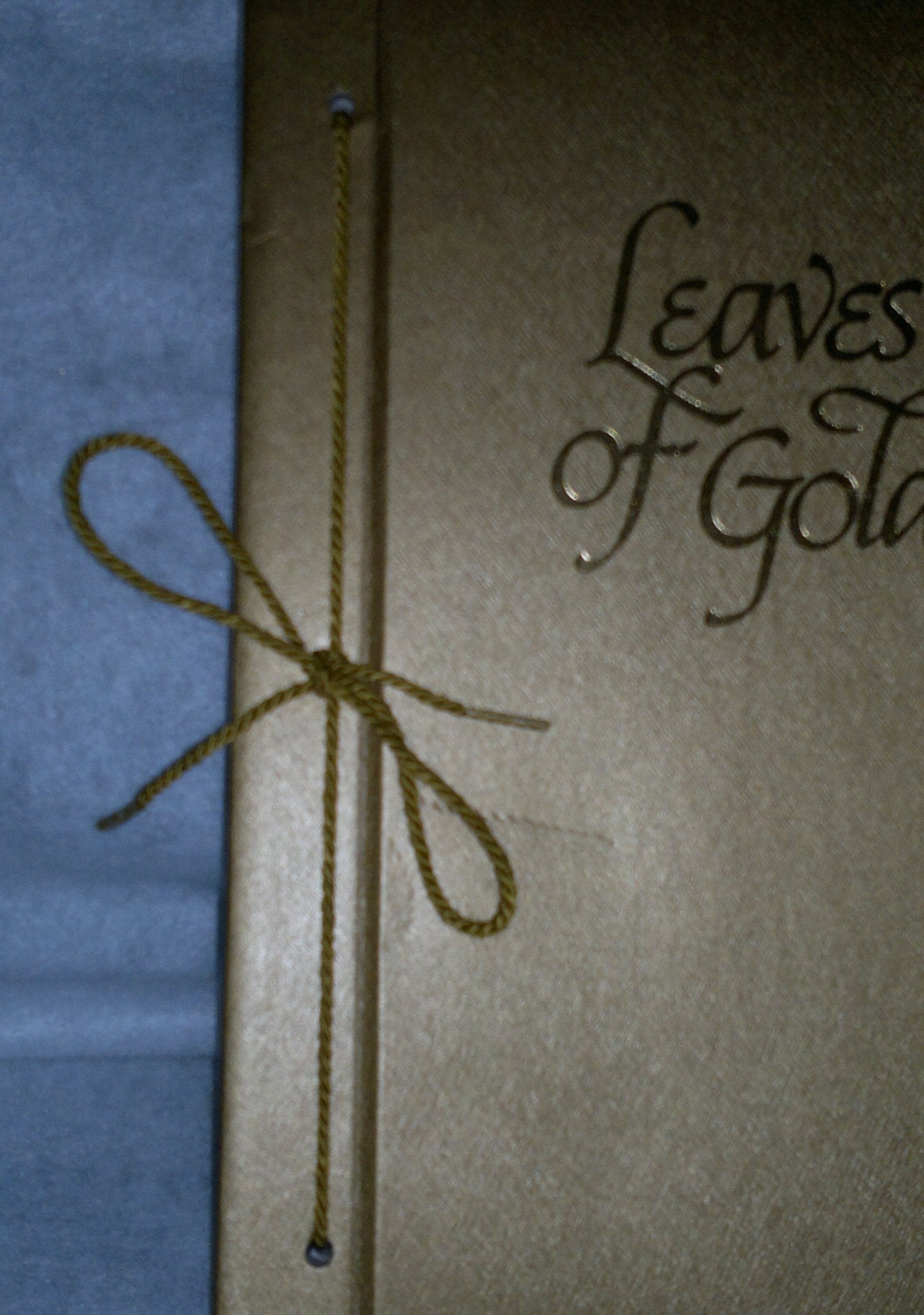 Leaves of Gold: An Anthology of Prayers, Memorable Phrases, Inspirational Verse, and Prose (Gold Deluxe Edition) used book depot