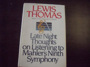 Late Night Thoughts on Listening to Mahler's Ninth Symphony used book depot