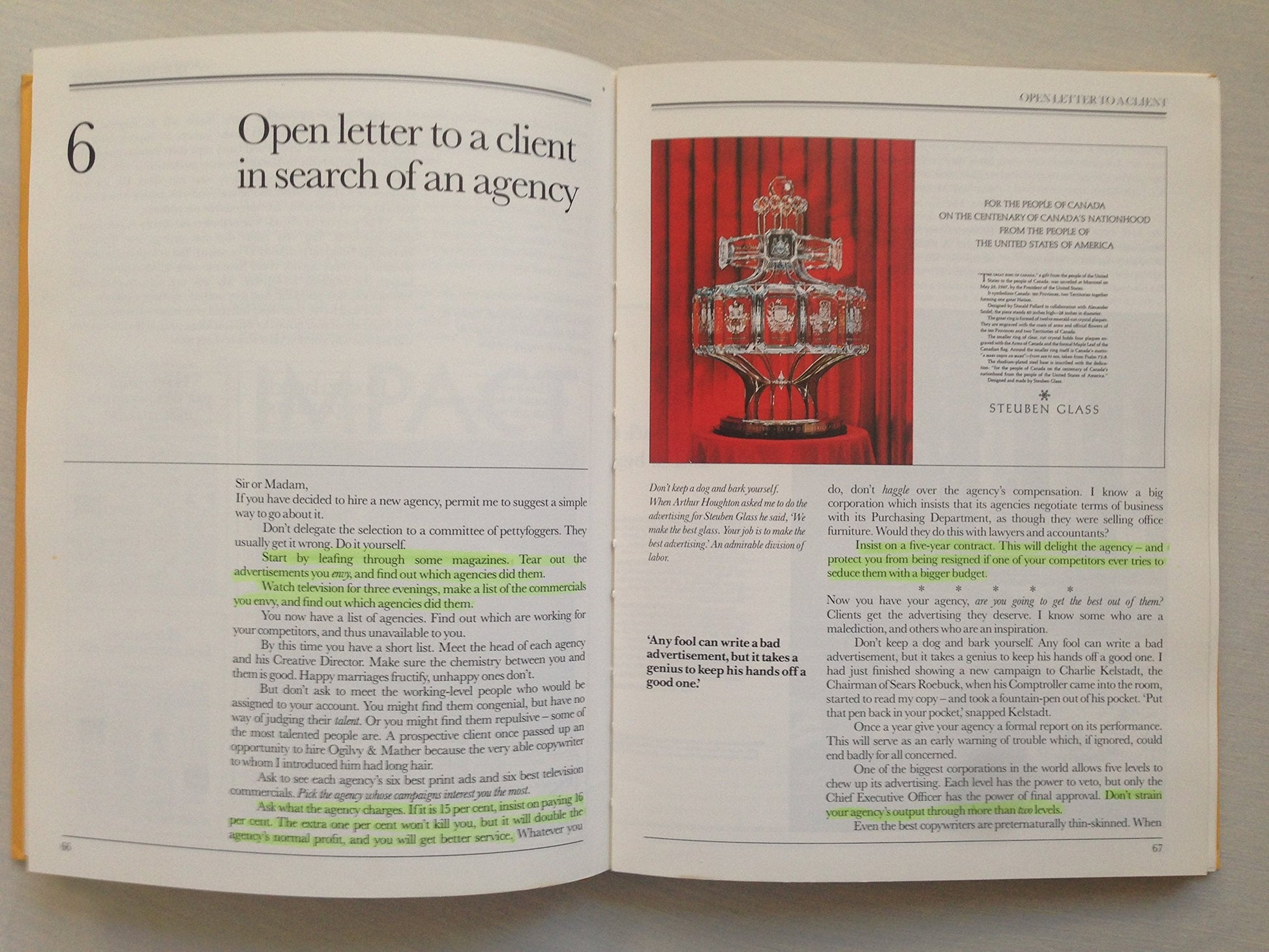 Ogilvy on Advertising used book depot