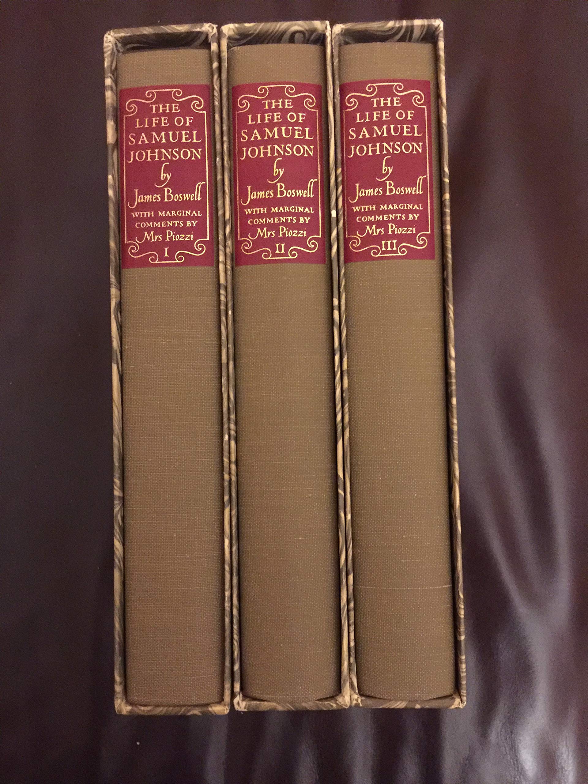 The Life of Samuel Johnson, Ll.D. In Three Volumes used book depot