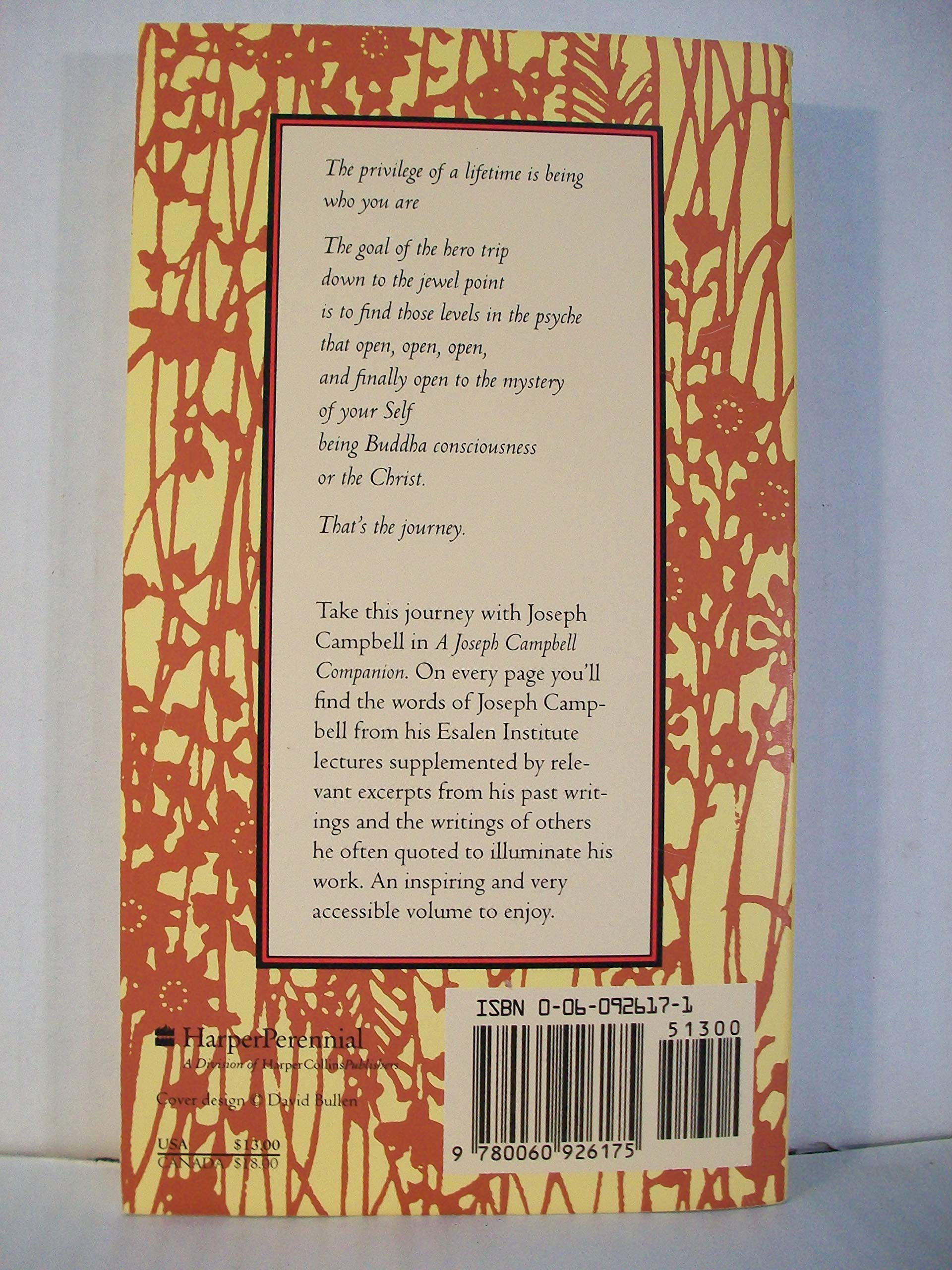 Reflections on the Art of Living: A Joseph Campbell Companion used book depot