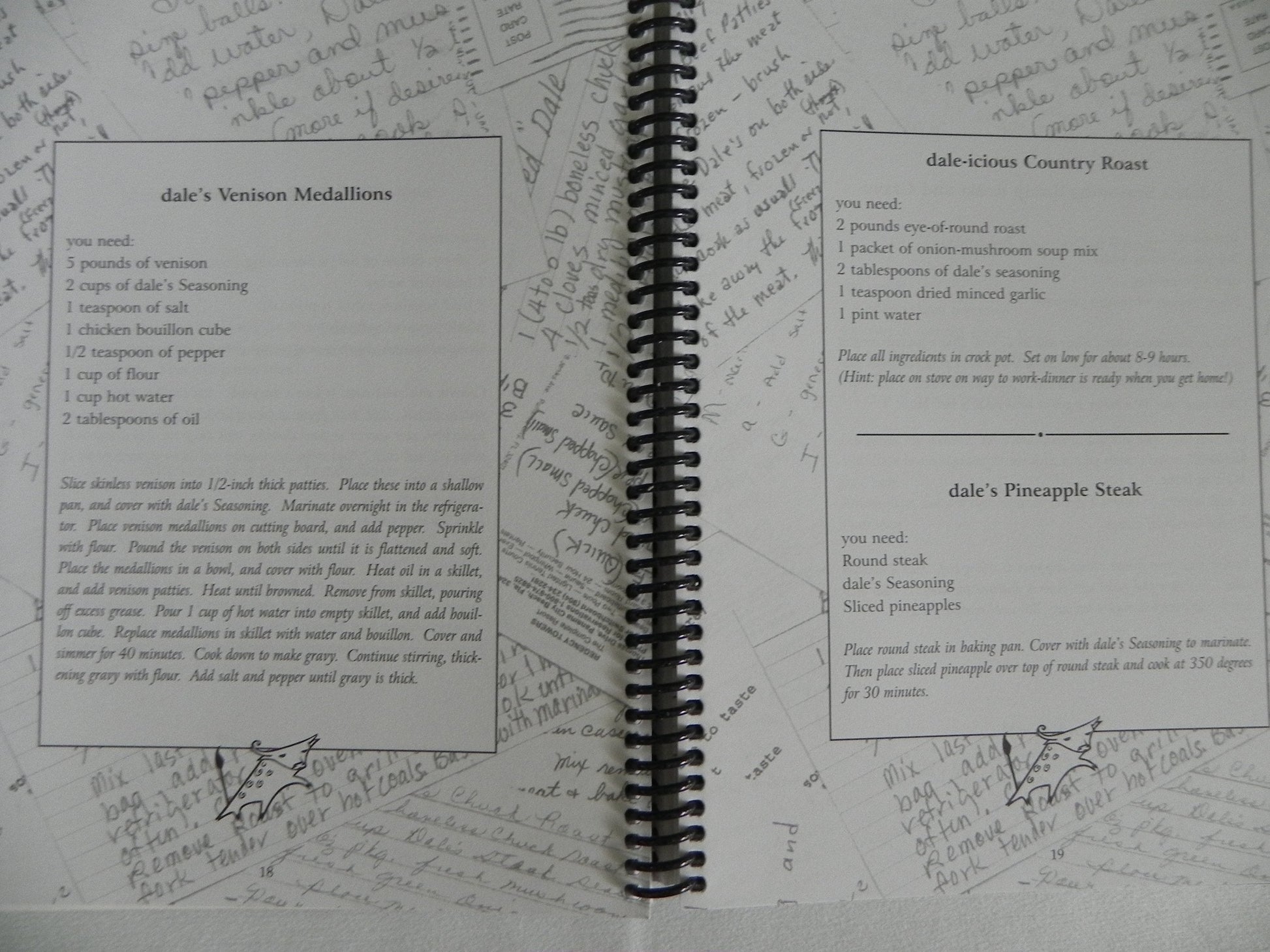 Dale's Seasoning Our Favorite Recipes Commemorative 50 Year Cookbook used book depot