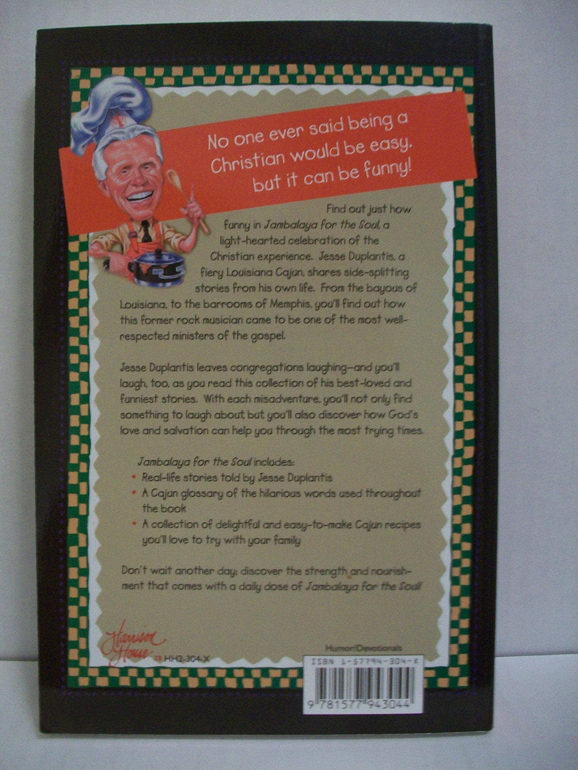 Jambalaya for the Soul: Humorous Stories and Cajun Recipes from the Bayou used book depot