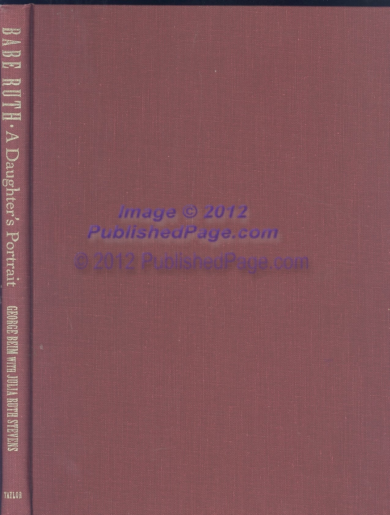 Babe Ruth: A Daughter's Portrait used book depot