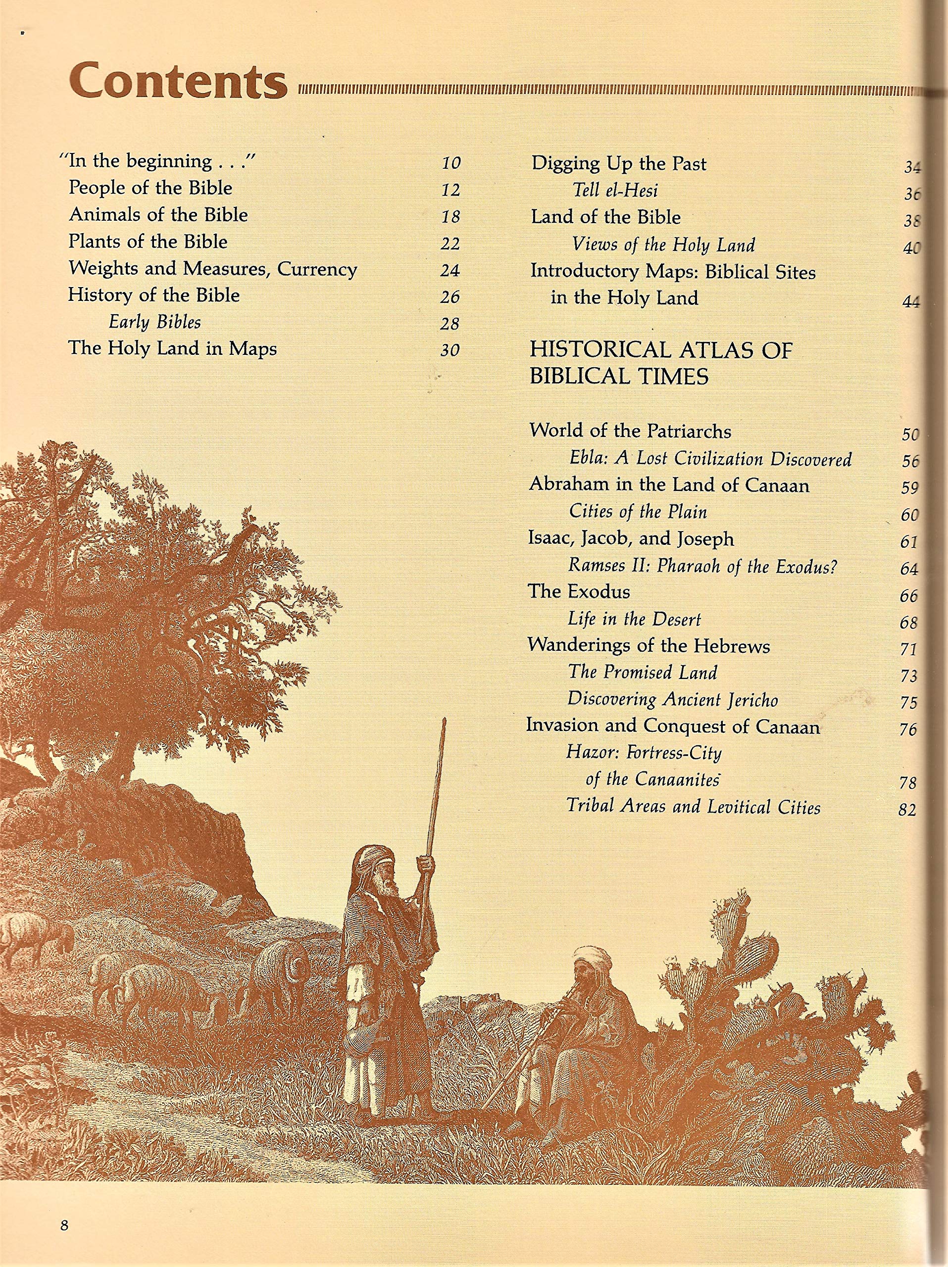 Atlas of the Bible: An Illustrated Guide to the Holy Land (Readers Digest) used book depot