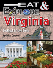 Eat & Explore Virginia Cookbook & Travel Guide used book depot