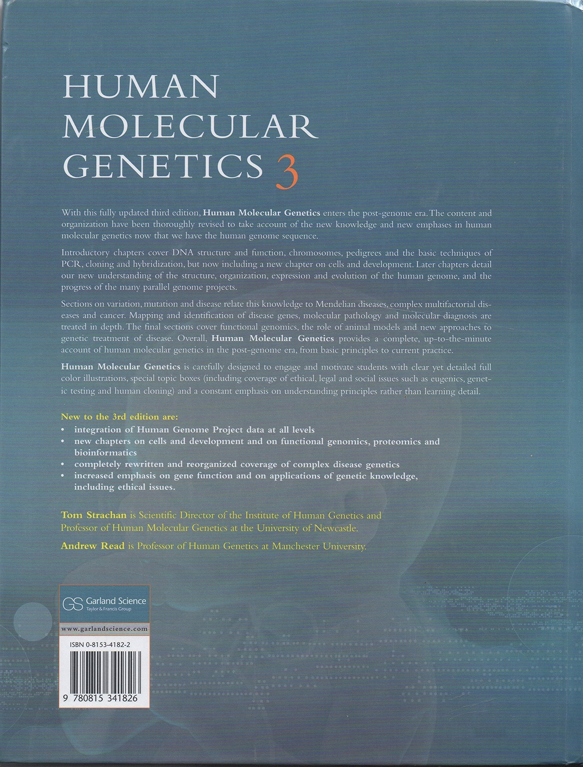 Human Molecular Genetics, Third Edition used book depot