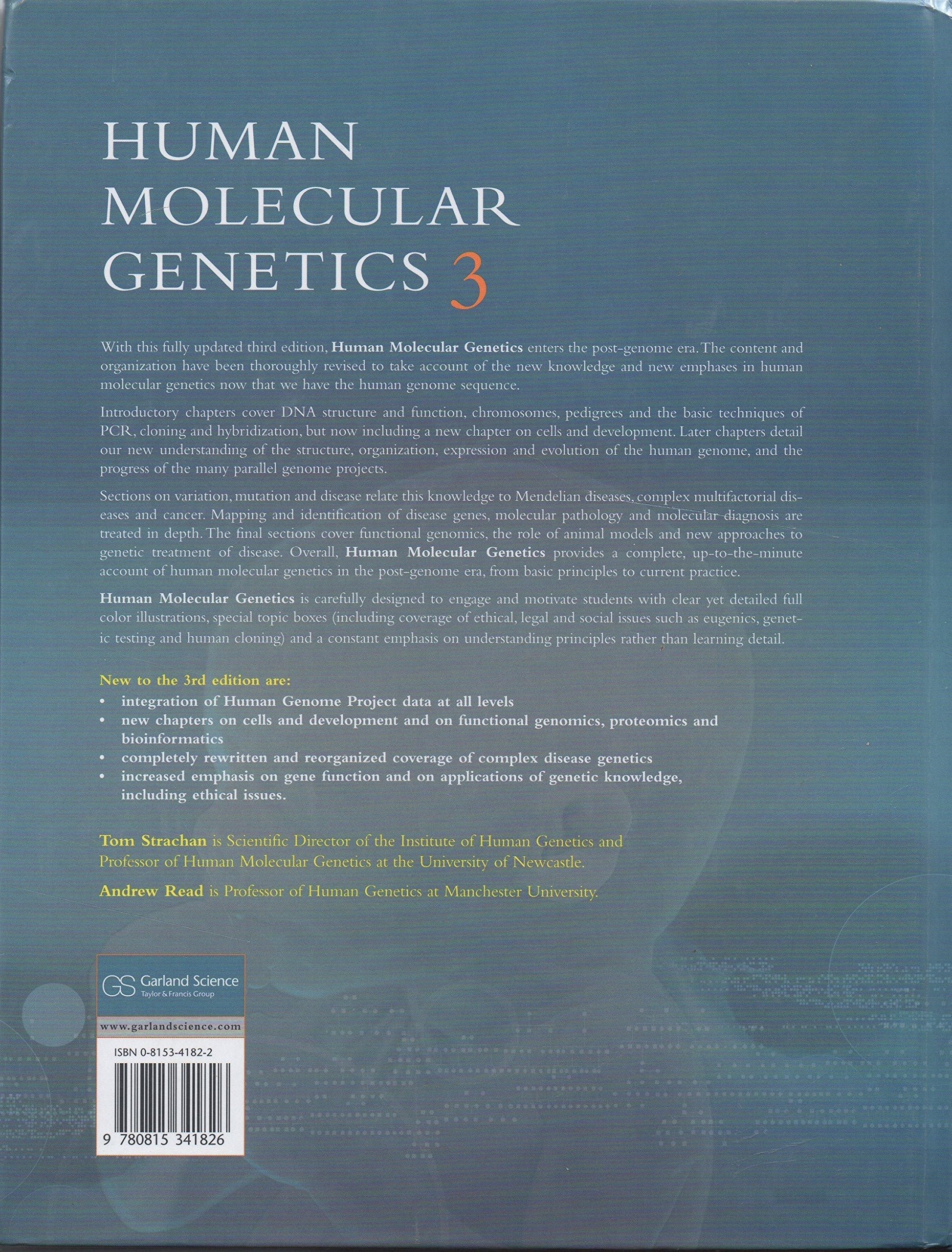 Human Molecular Genetics, Third Edition used book depot