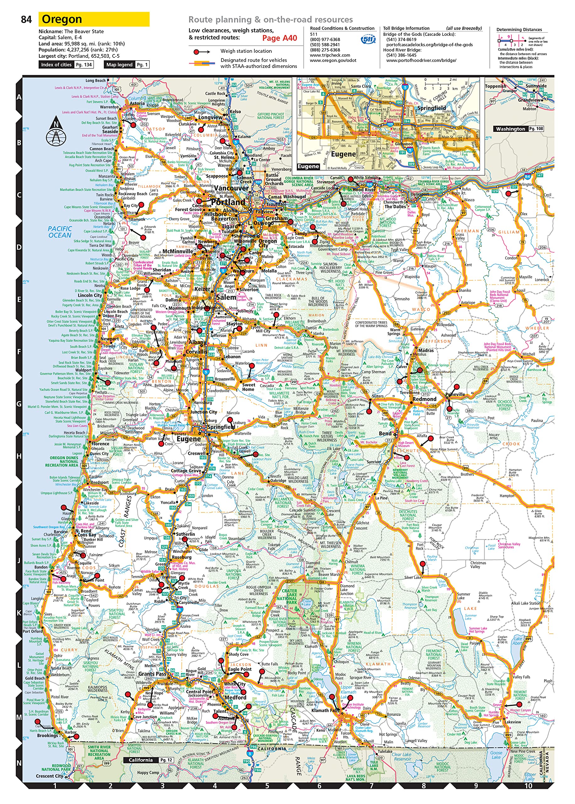Rand McNally 2023 Deluxe Motor Carriers' Road Atlas (Rand McNally Motor Carriers' Road Atlas DELUXE EDITION) used book depot
