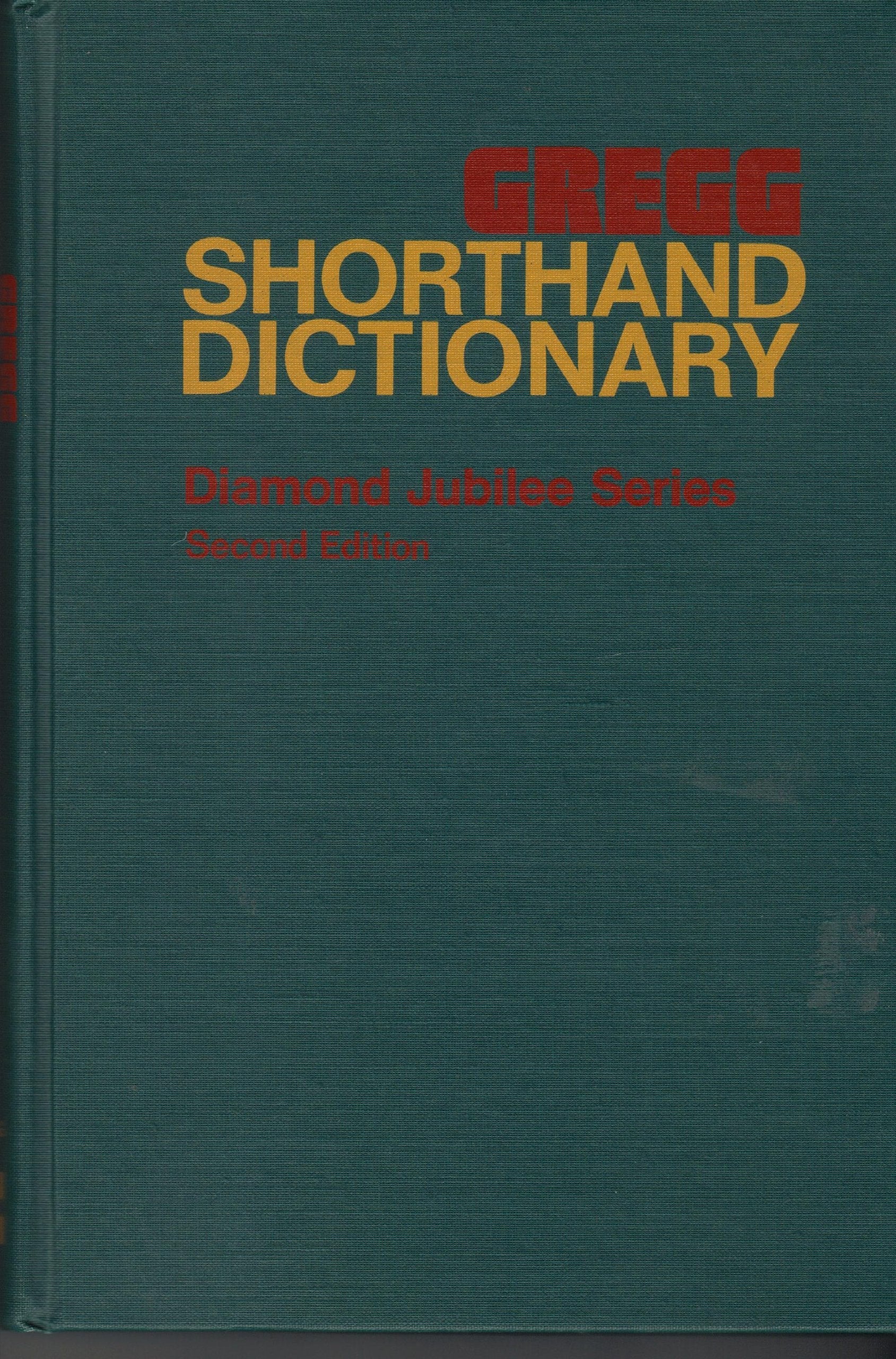 Gregg Shorthand Dictionary used book depot
