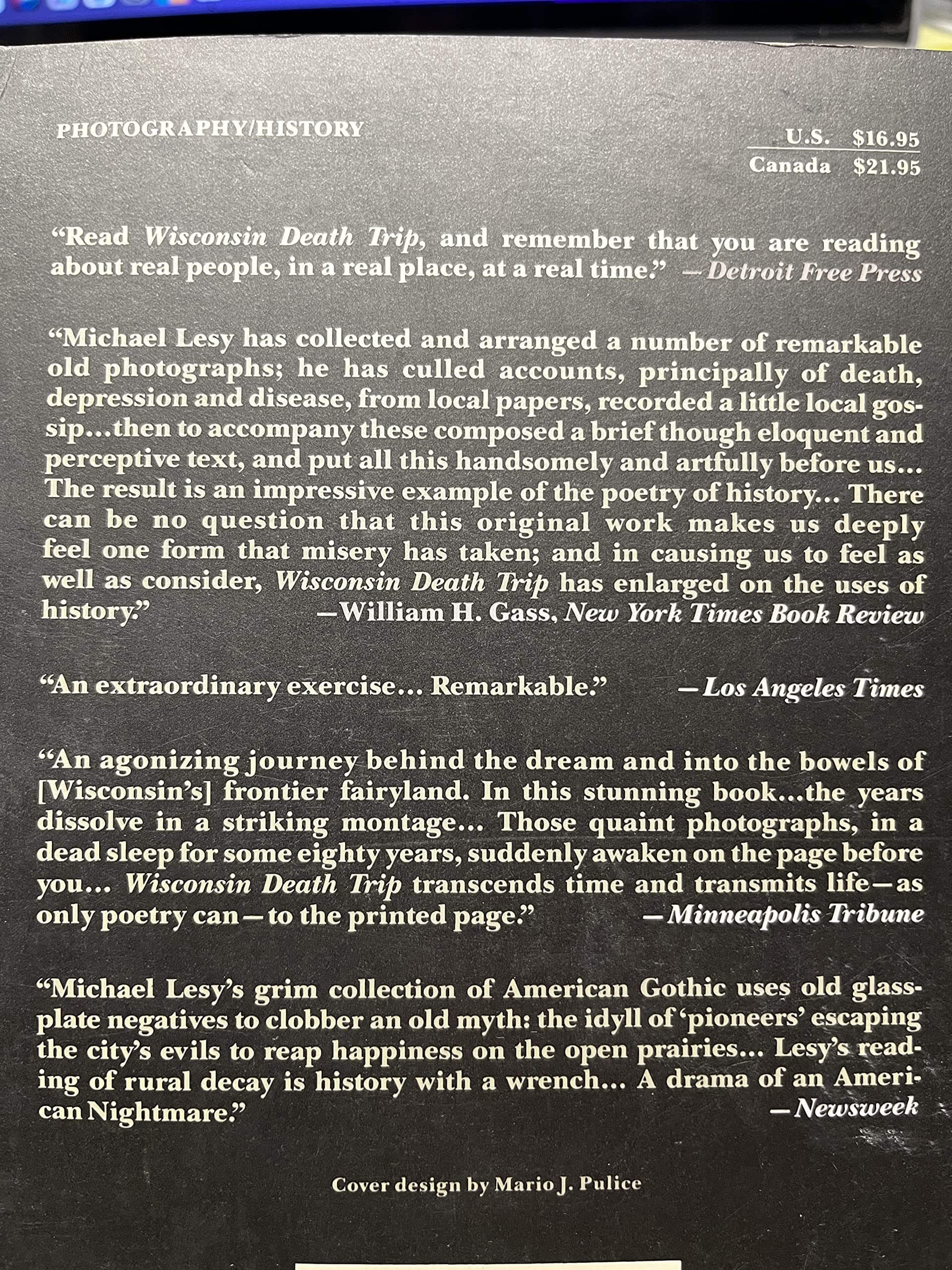 Wisconsin Death Trip used book depot