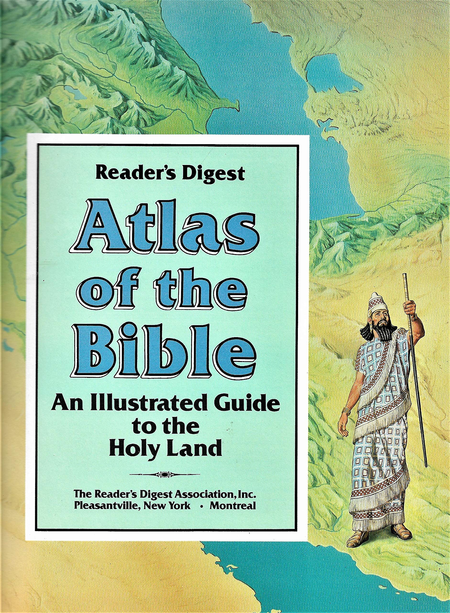 Atlas of the Bible: An Illustrated Guide to the Holy Land (Readers Digest) used book depot