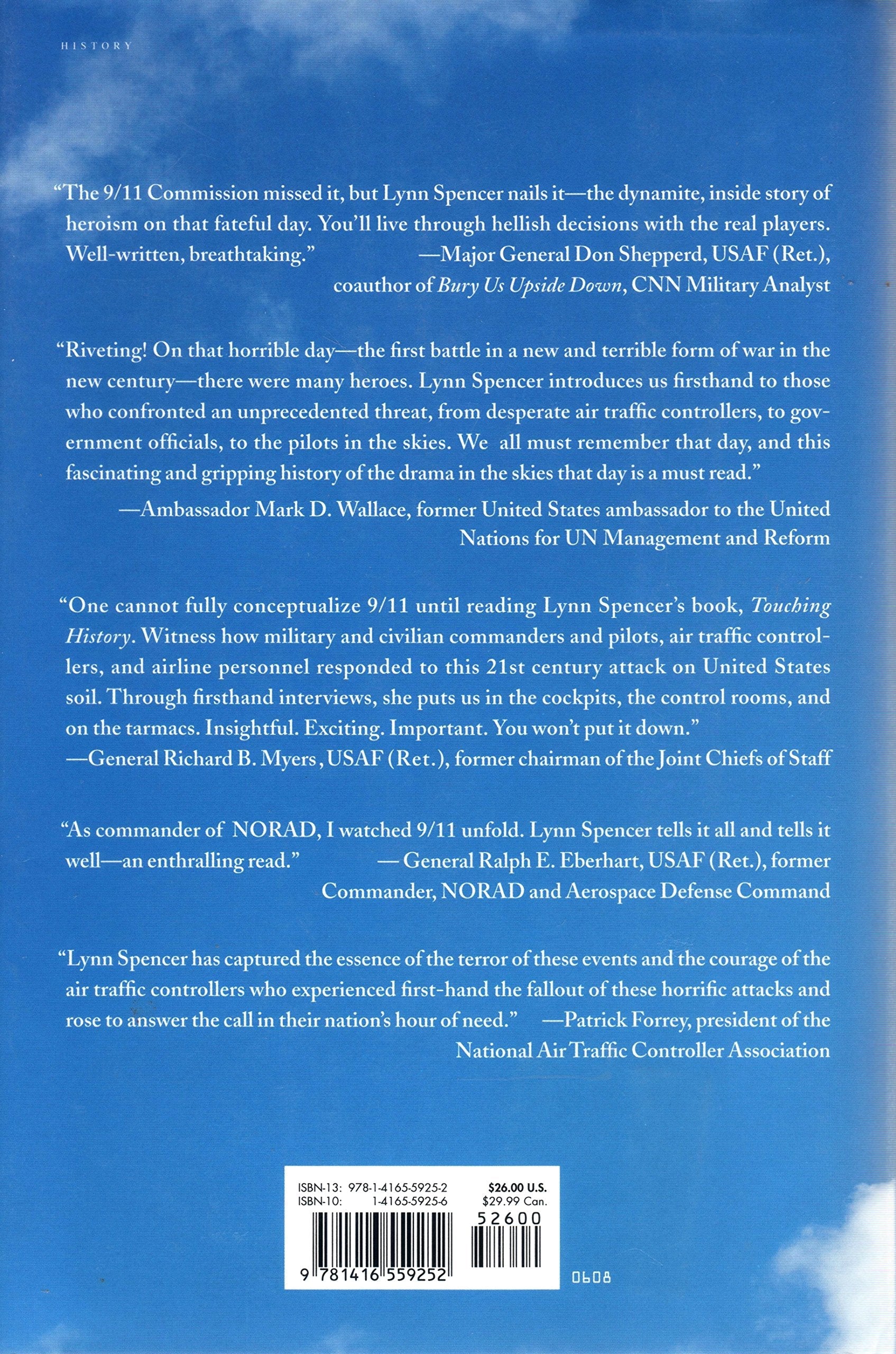 Touching History: The Untold Story of the Drama That Unfolded in the Skies Over America on 9/11 used book depot