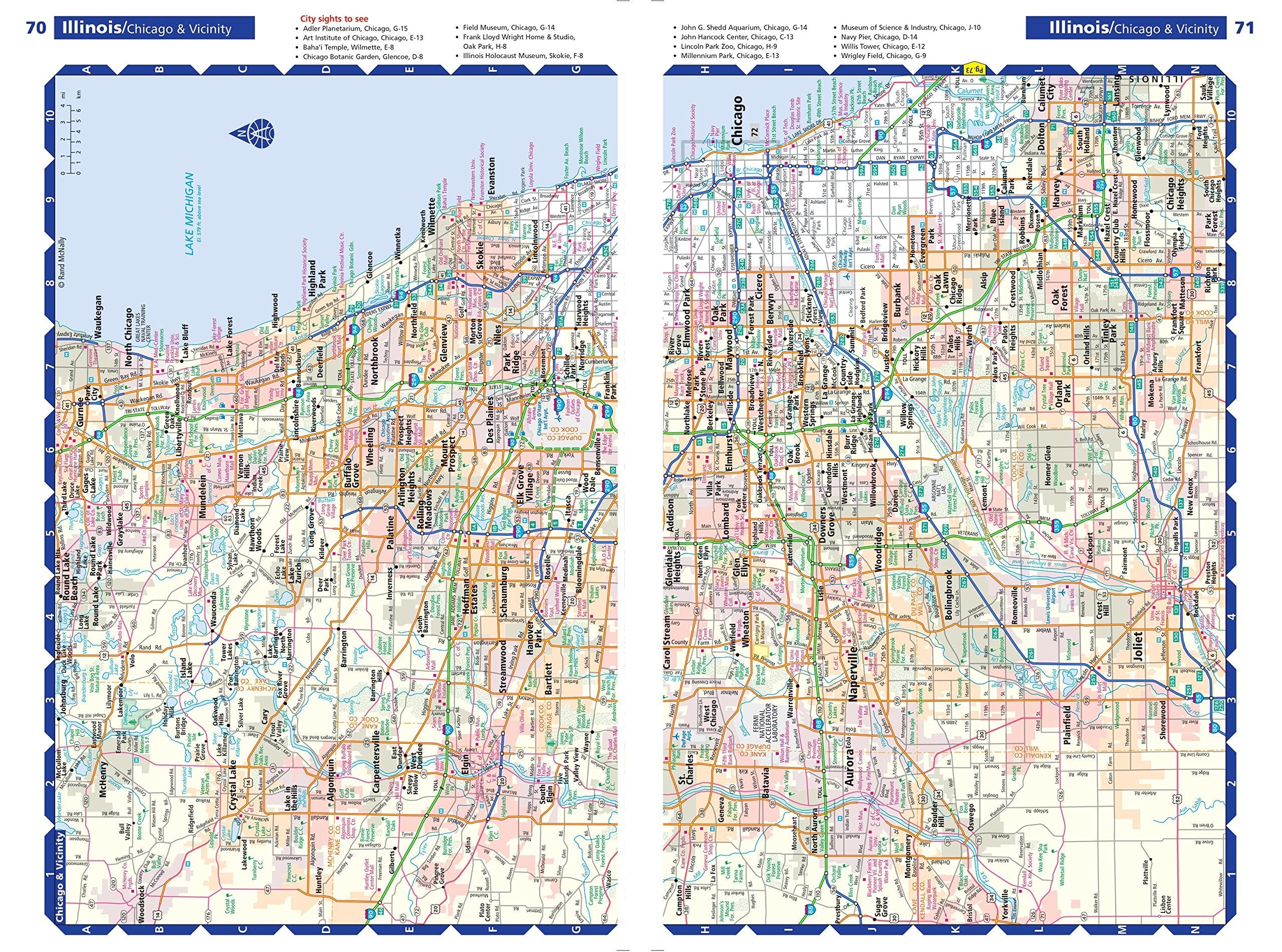 Rand McNally 2016 Road Atlas United States: Large Scale (Rand McNally Road Atlas) used book depot