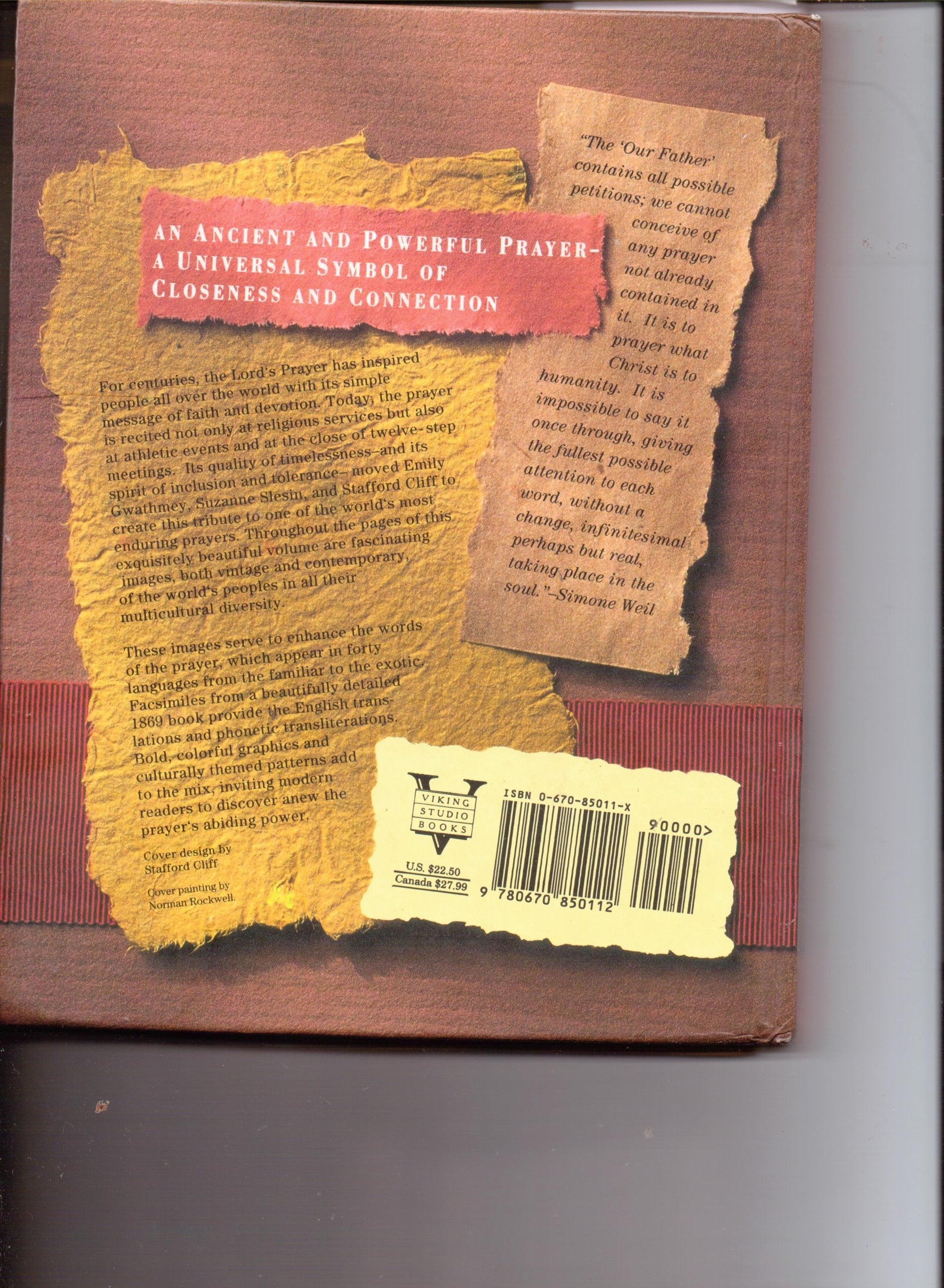 On Earth as It Is in Heaven: The Lord's Prayer in 40 Languages used book depot