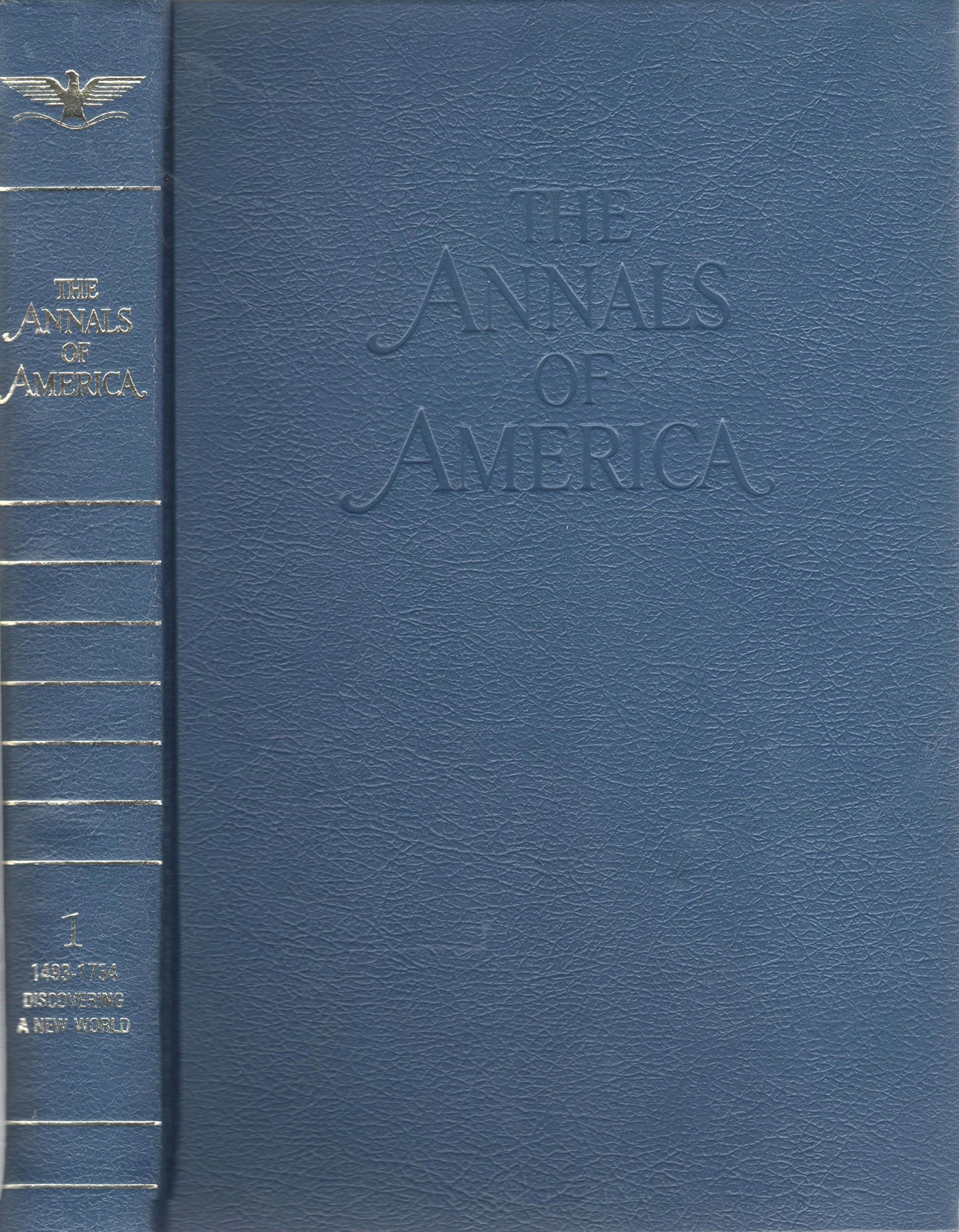 Encyclopedia Britannica "The Annals of America" (Volumes 1 - 18 and two volume Conspectus) used book depot