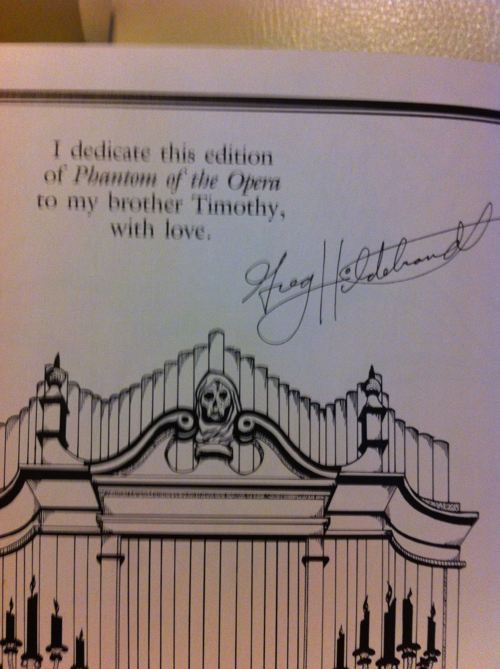 Phantom of the Opera used book depot