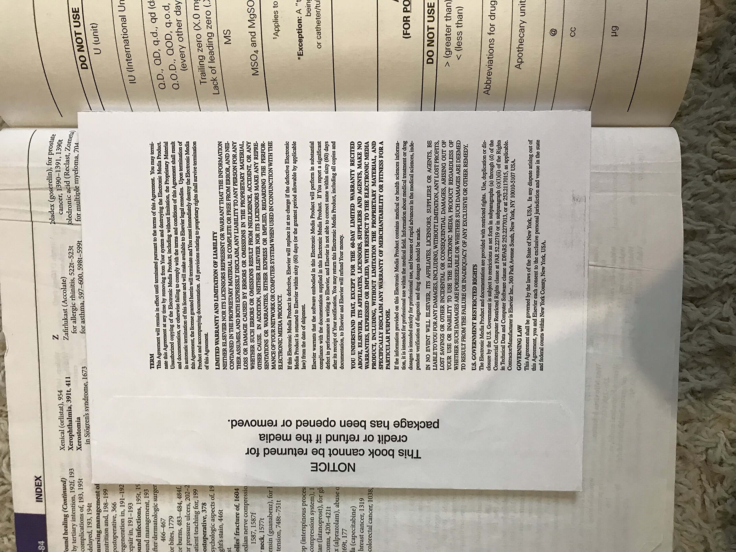 Medical-Surgical Nursing: Assessment and Management of Clinical Problems used book depot