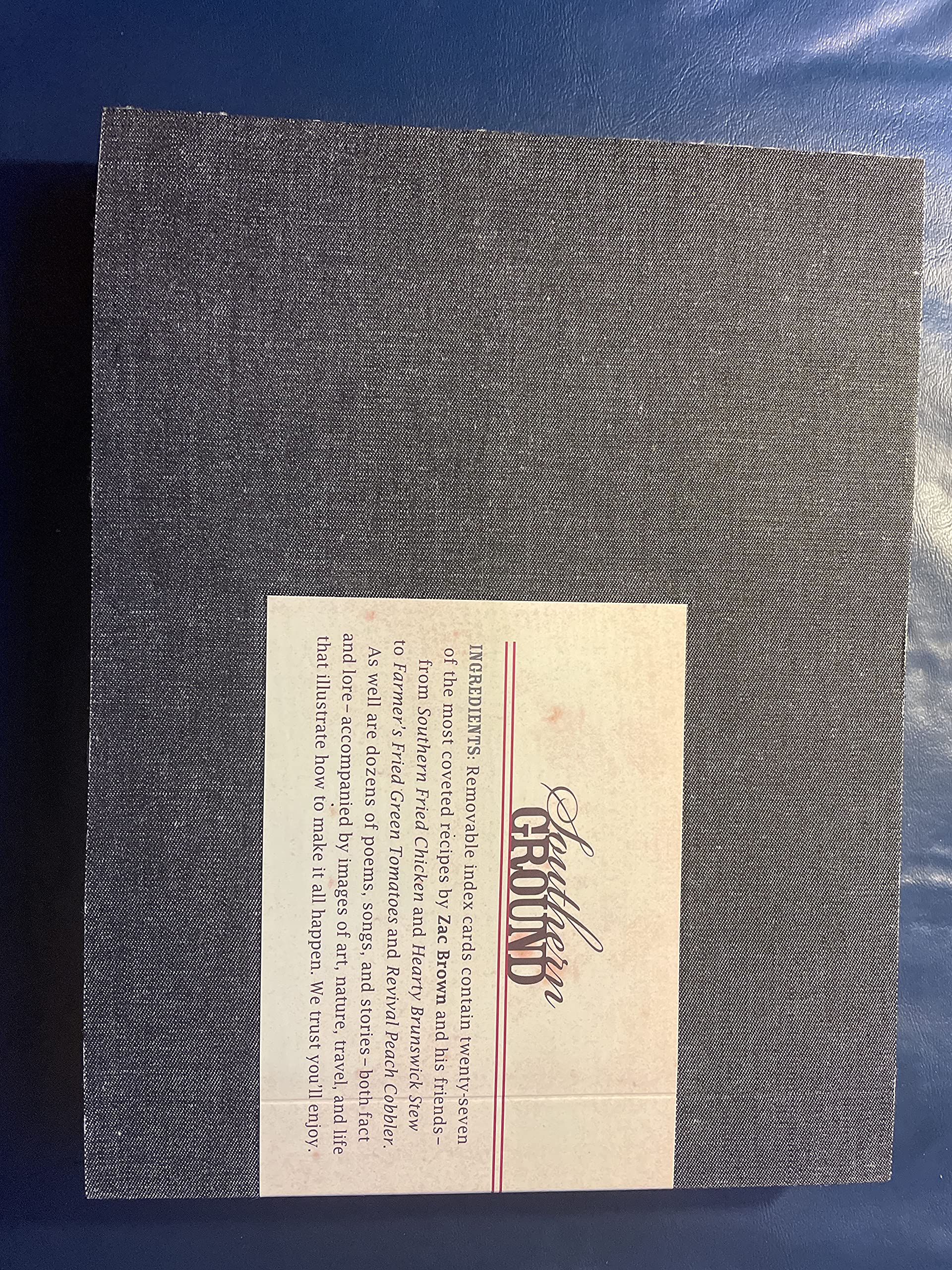 Southern Ground Cook Book used book depot