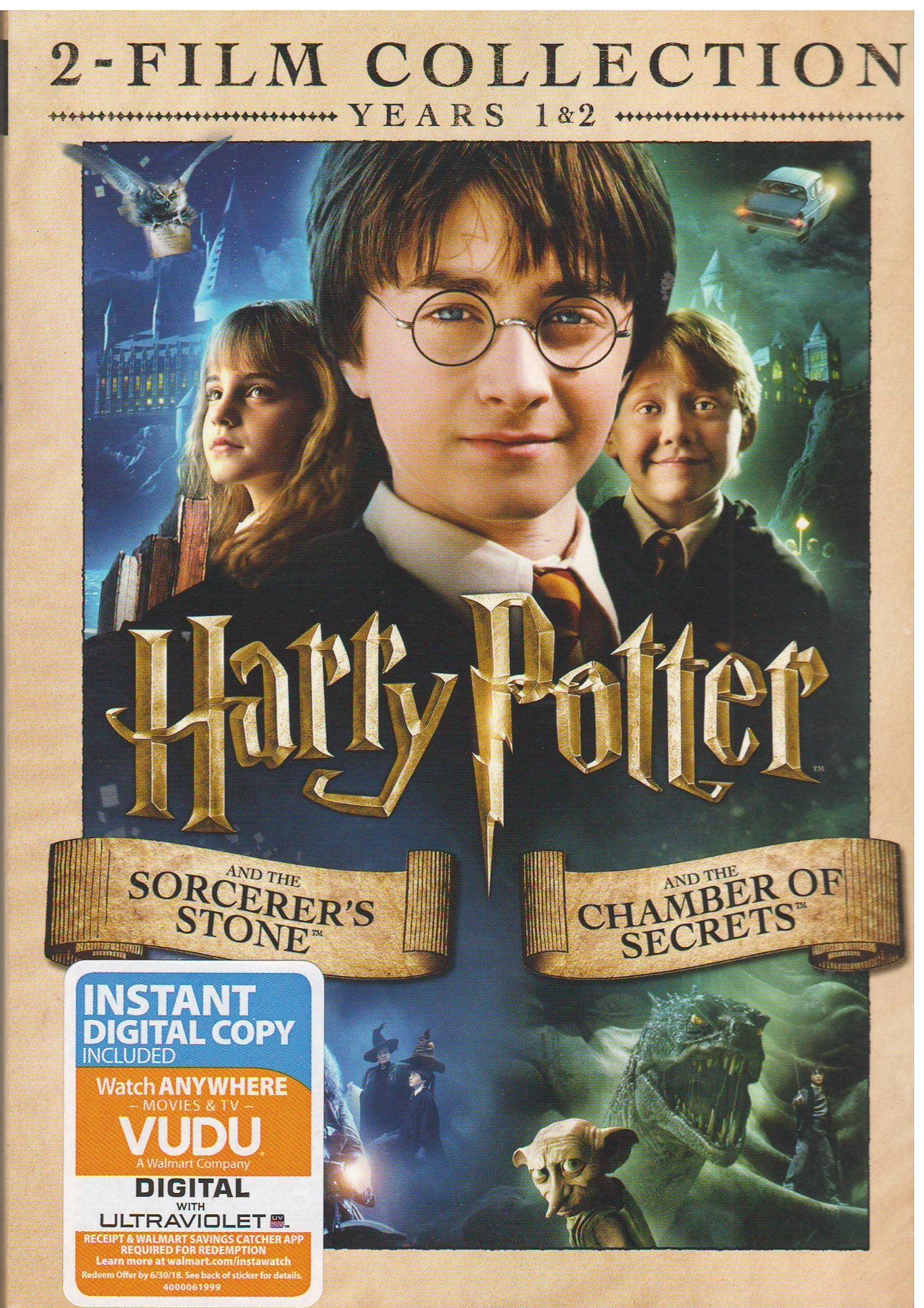 Harry Potter and the Sorcerer's Stone / Harry Potter and the Chamber of Secrets LIMITED EDITION DOUBLE FEATURE DVD SET used book depot