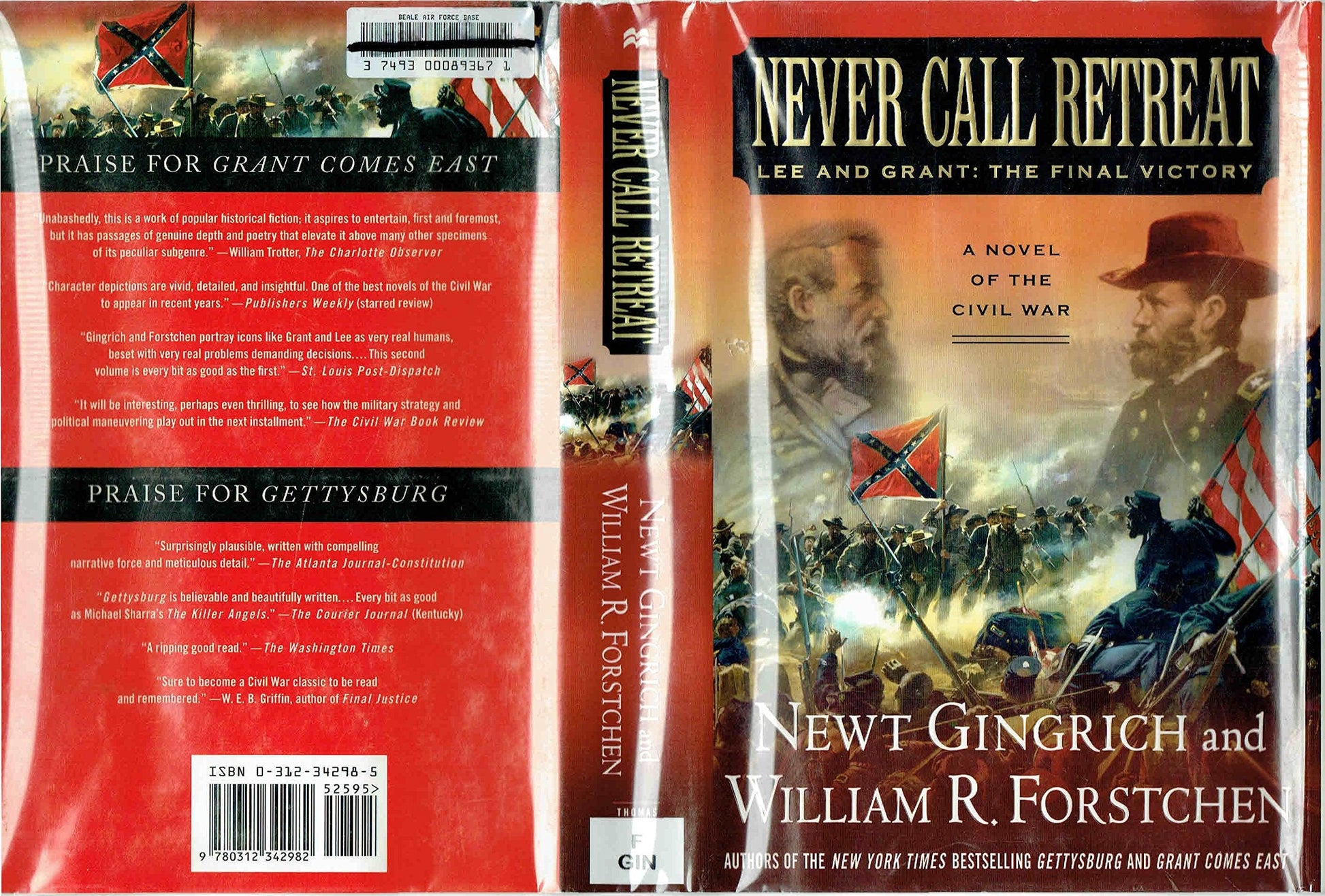Never Call Retreat: Lee and Grant: The Final Victory used book depot