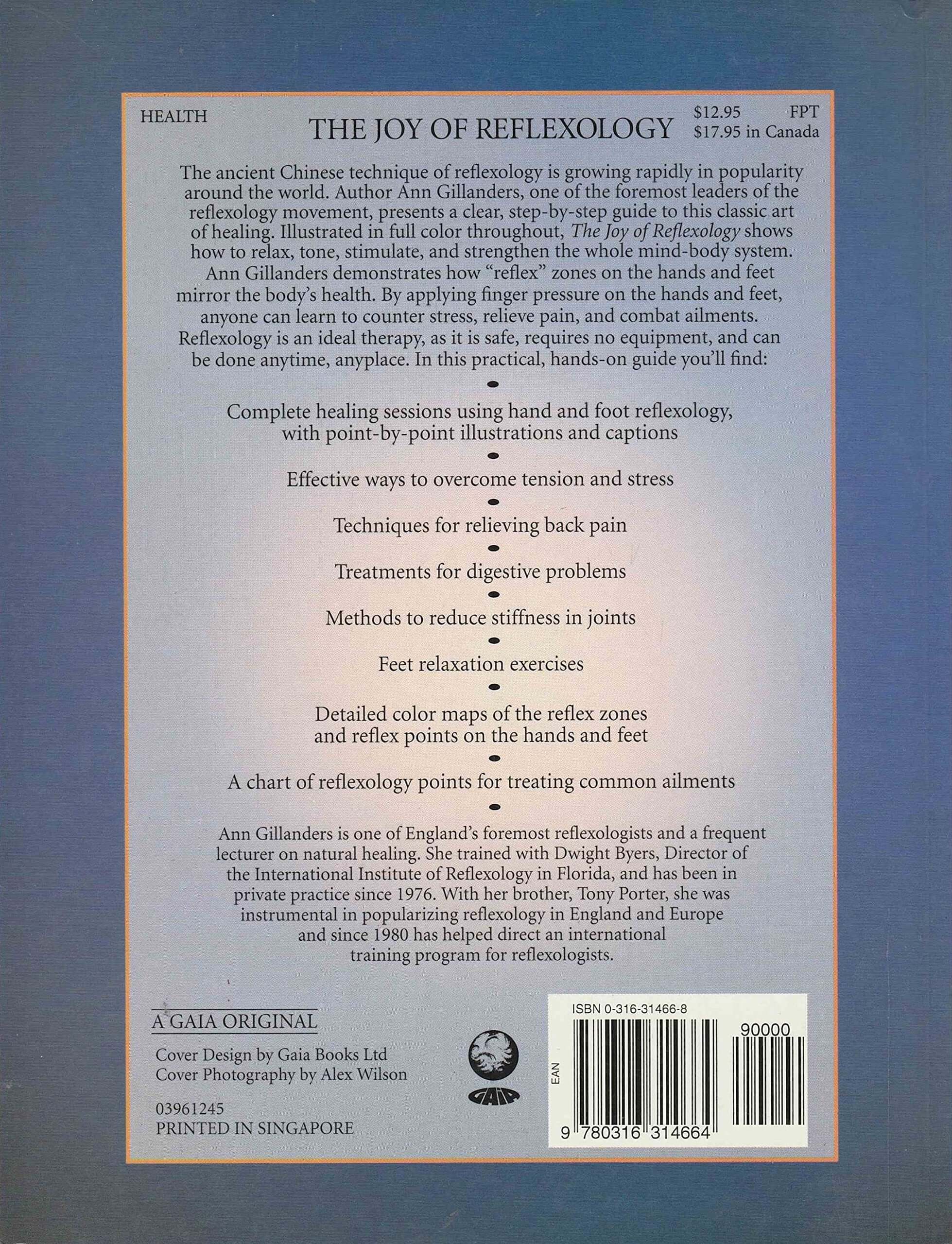 The Joy of Reflexology: Healing Techniques for the Hands and Feet to Reduce Stress and Reclaim Life used book depot