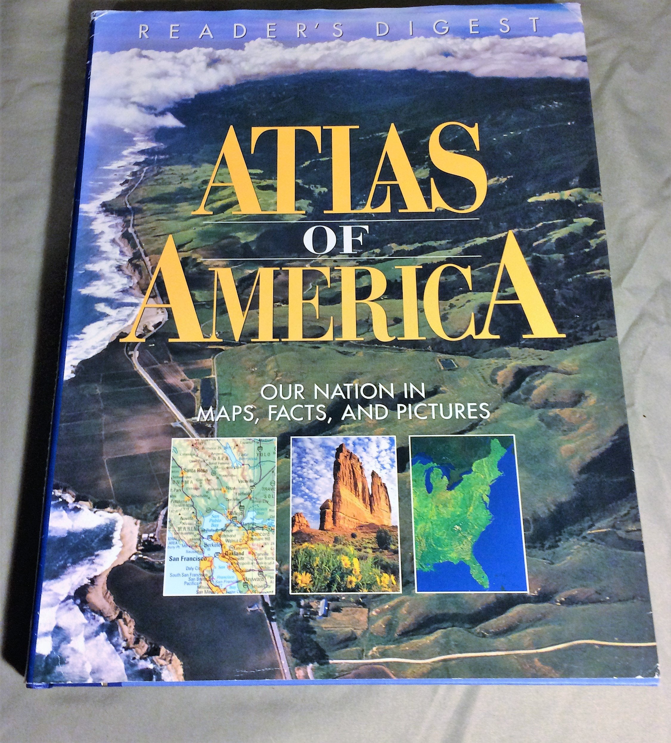 Reader's Digest Atlas of America: Our Nation in Maps, Facts, and Pictures used book depot
